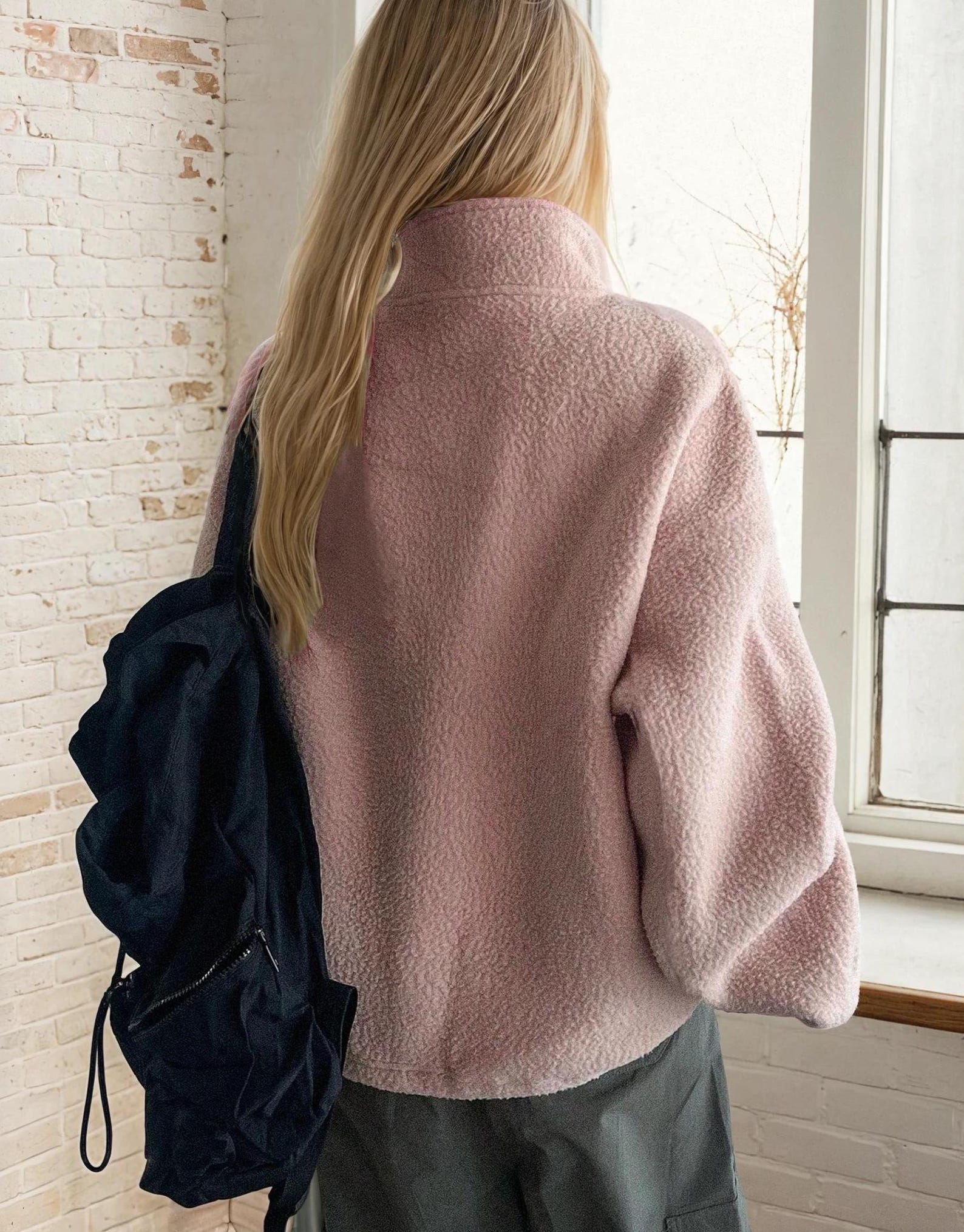 Sweatshirt Sewing Pattern for Women, Women Sweater Pattern, Zip Up Sweater Pattern, Women Sewing Pattern, Beginner Sewing