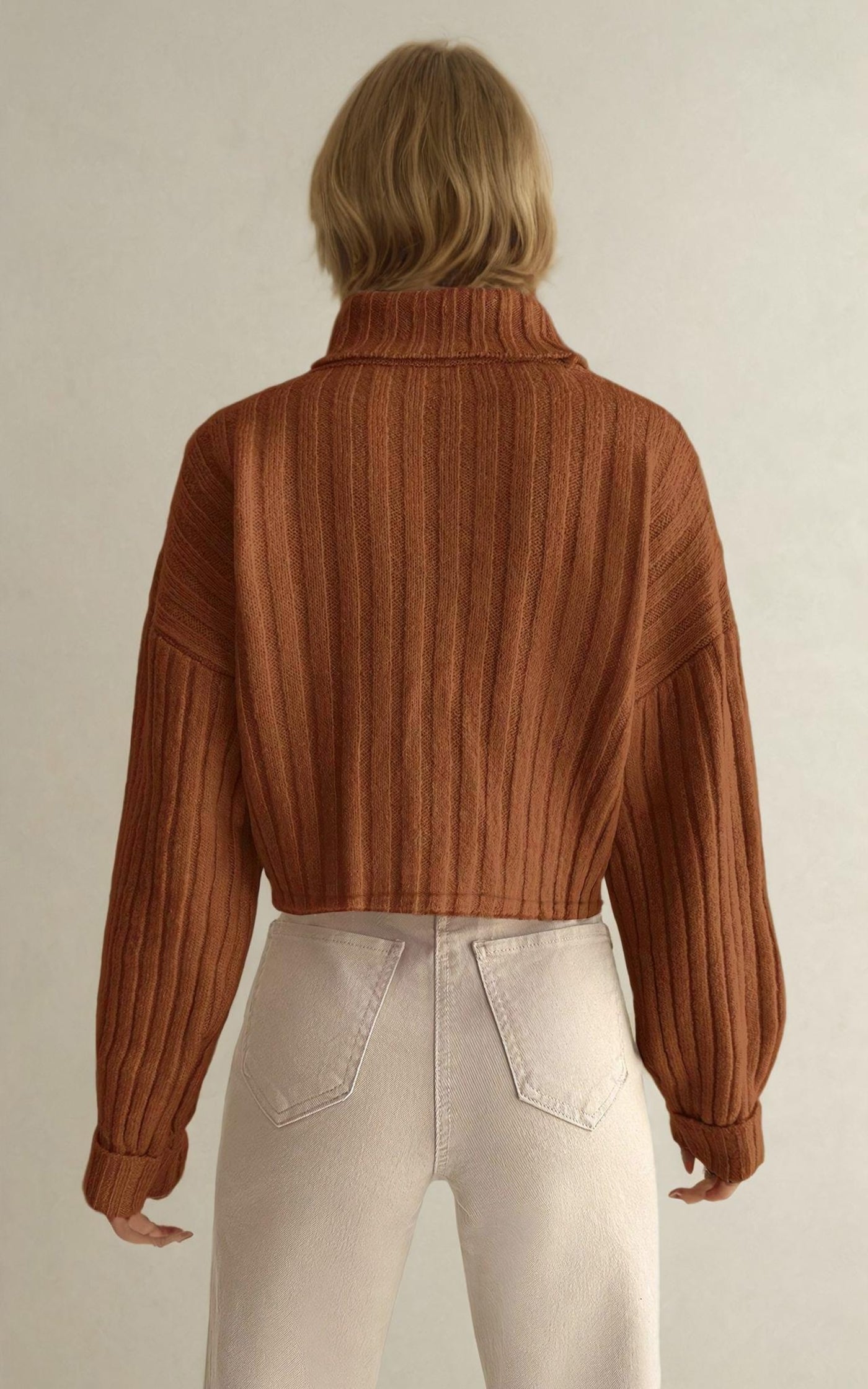 Sweater Sewing Pattern | Sweatshirt Pattern | Turtleneck Sweater Pattern | Sewing Patterns | Women Sweater Pattern | Mock