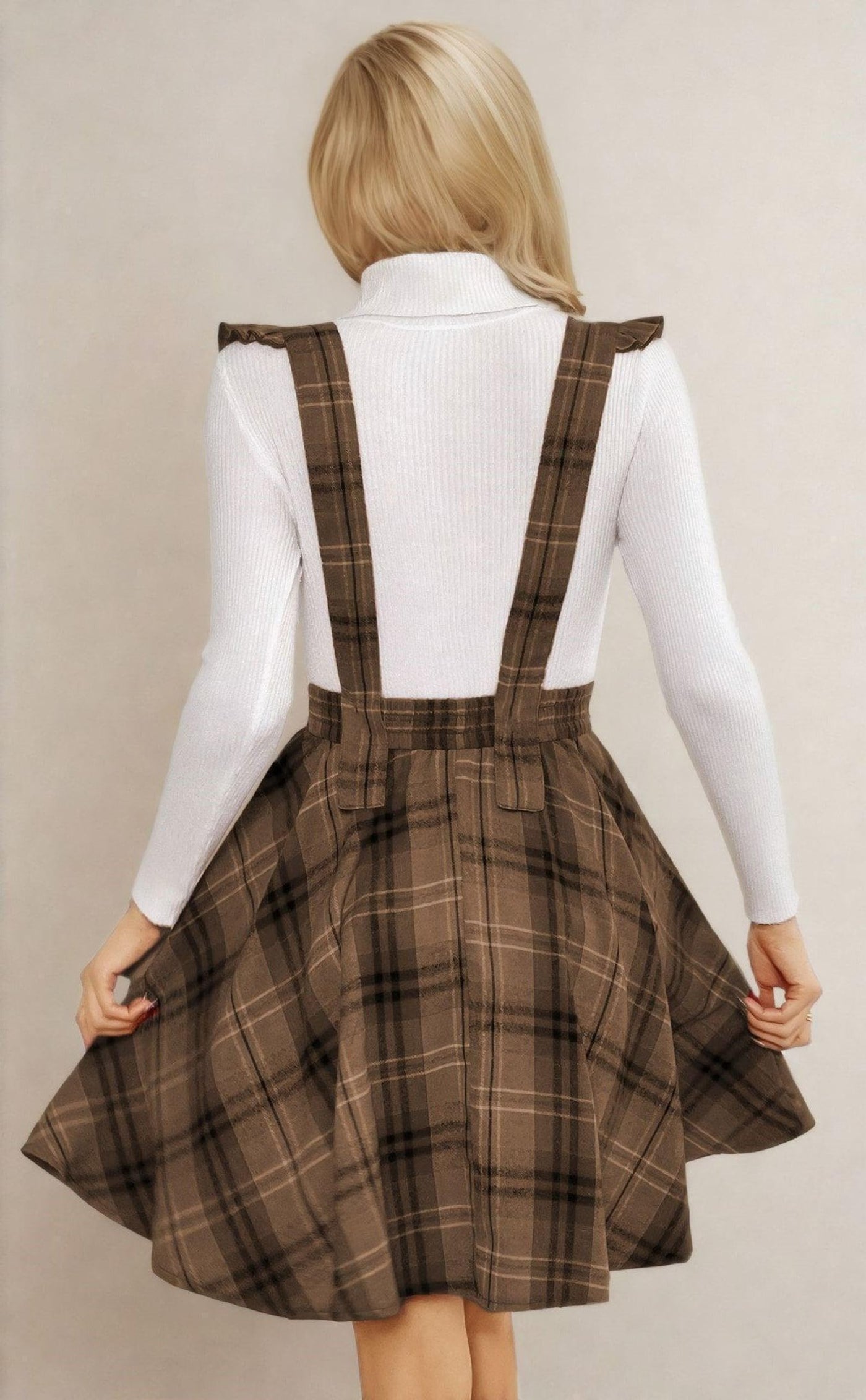 Skirt Pattern | Suspender Skirt Sewing Pattern | High waist skirt pattern | Women skirt sewing pattern | Sewing Pattern Skirt