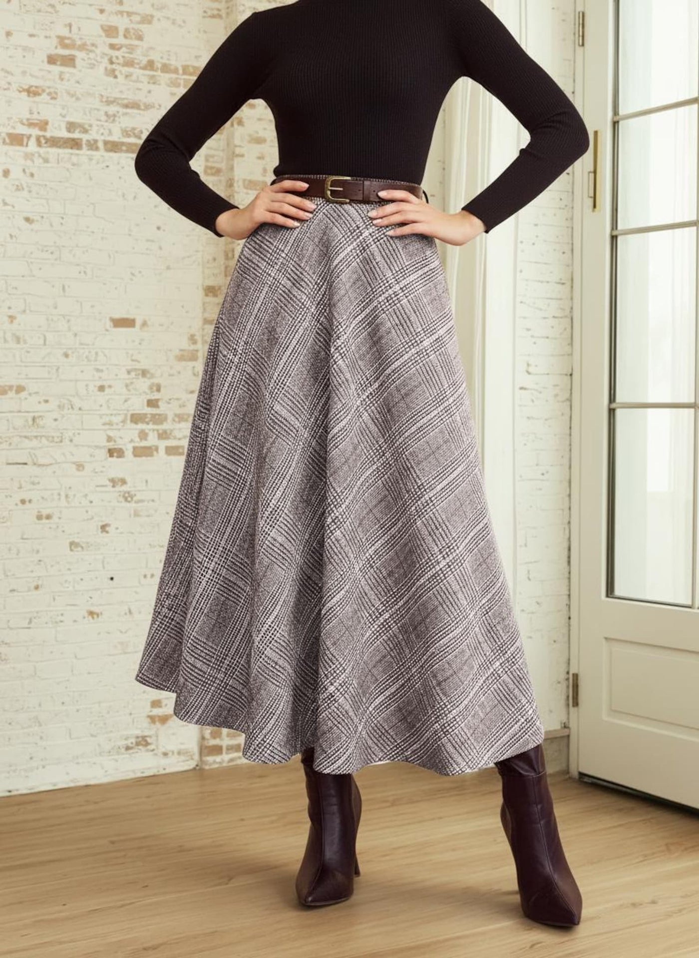 Skirt with Pockets Sewing Pattern, Women Sewing Patterns, Skirt Pattern, Midi Skirt Sewing Pattern, Women Skirt Pattern, Midi