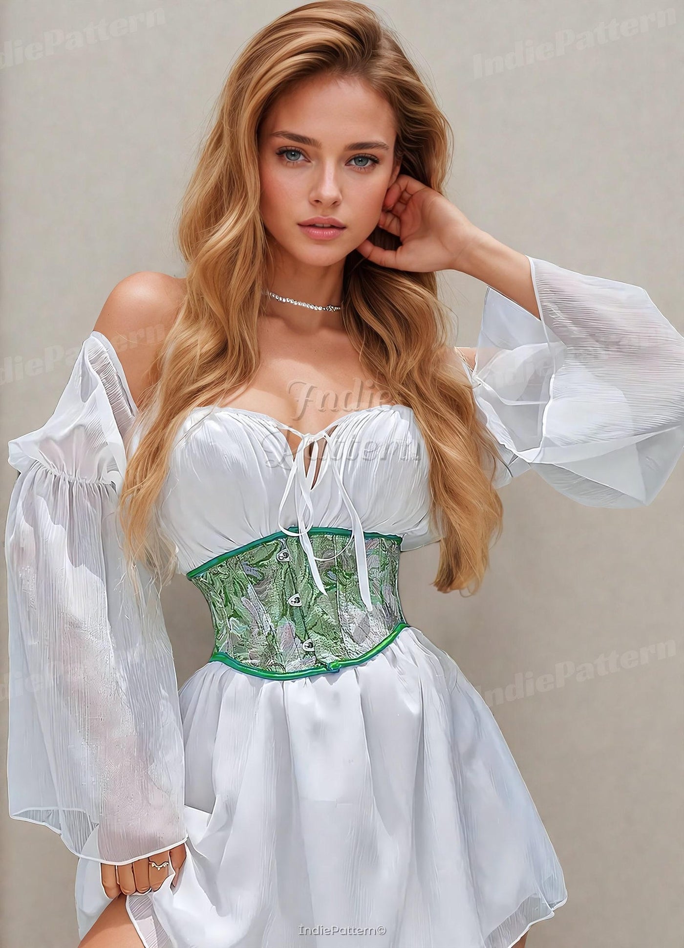 Underbust Corset Sewing Pattern PDF | Corset Belt Pattern | Corset Pattern | Corset Top Pattern | Sewing Pattern for Women
