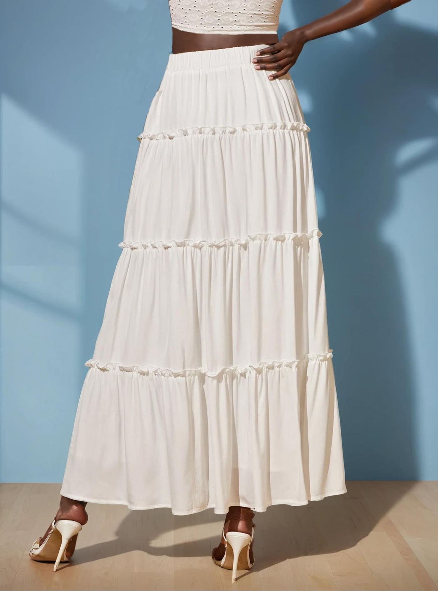 Maxi Skirt Sewing Pattern | Tiered Skirt Pattern | Women Skirt Pattern | Sewing Patterns | Women Patterns, Long Skirt