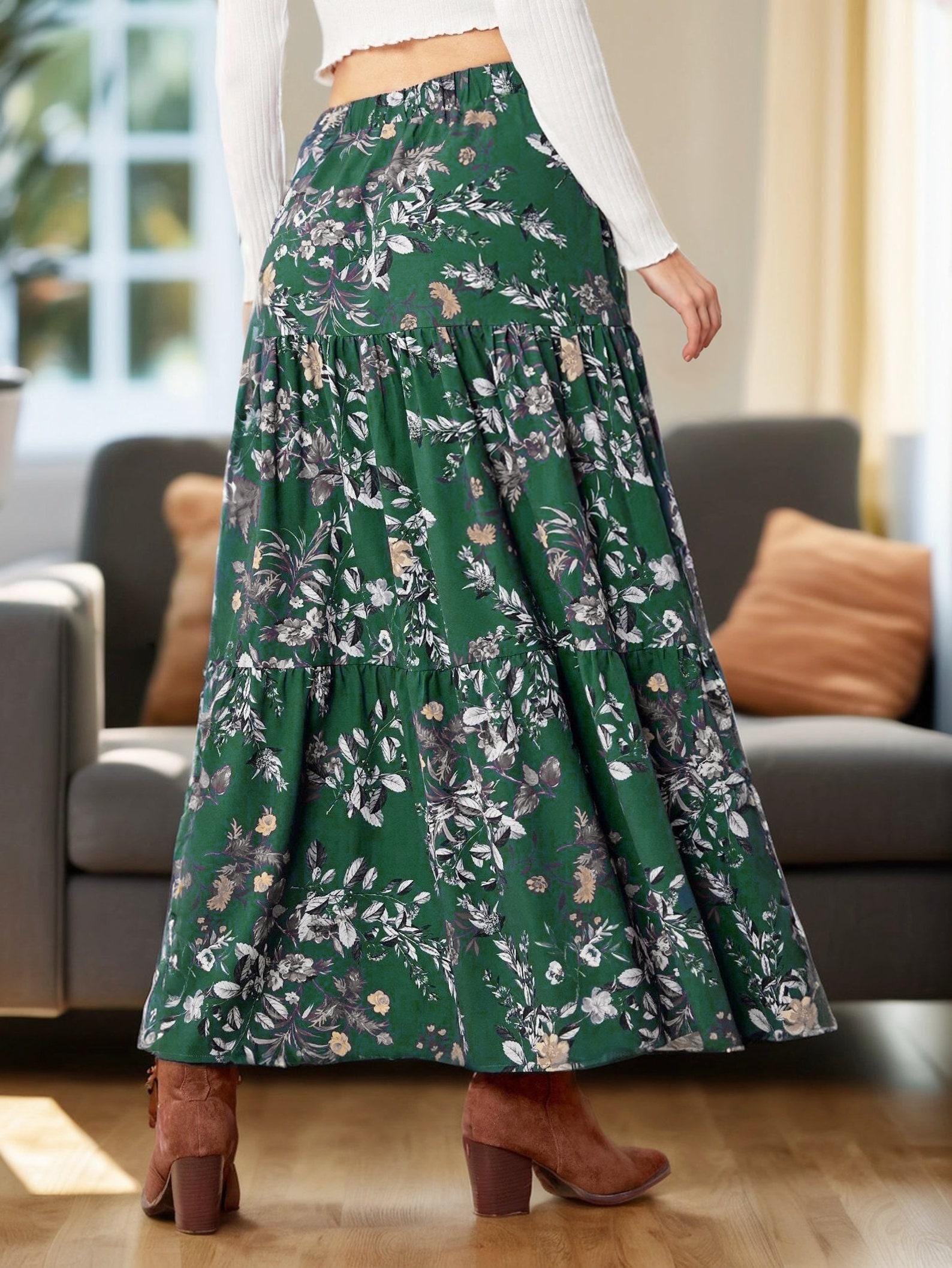 Maxi Skirt Pattern | XS-XXXL | Skirt PDF Sewing Pattern | Skirt Pattern | Beginner Sewing Pattern | Women Sewing Pattern