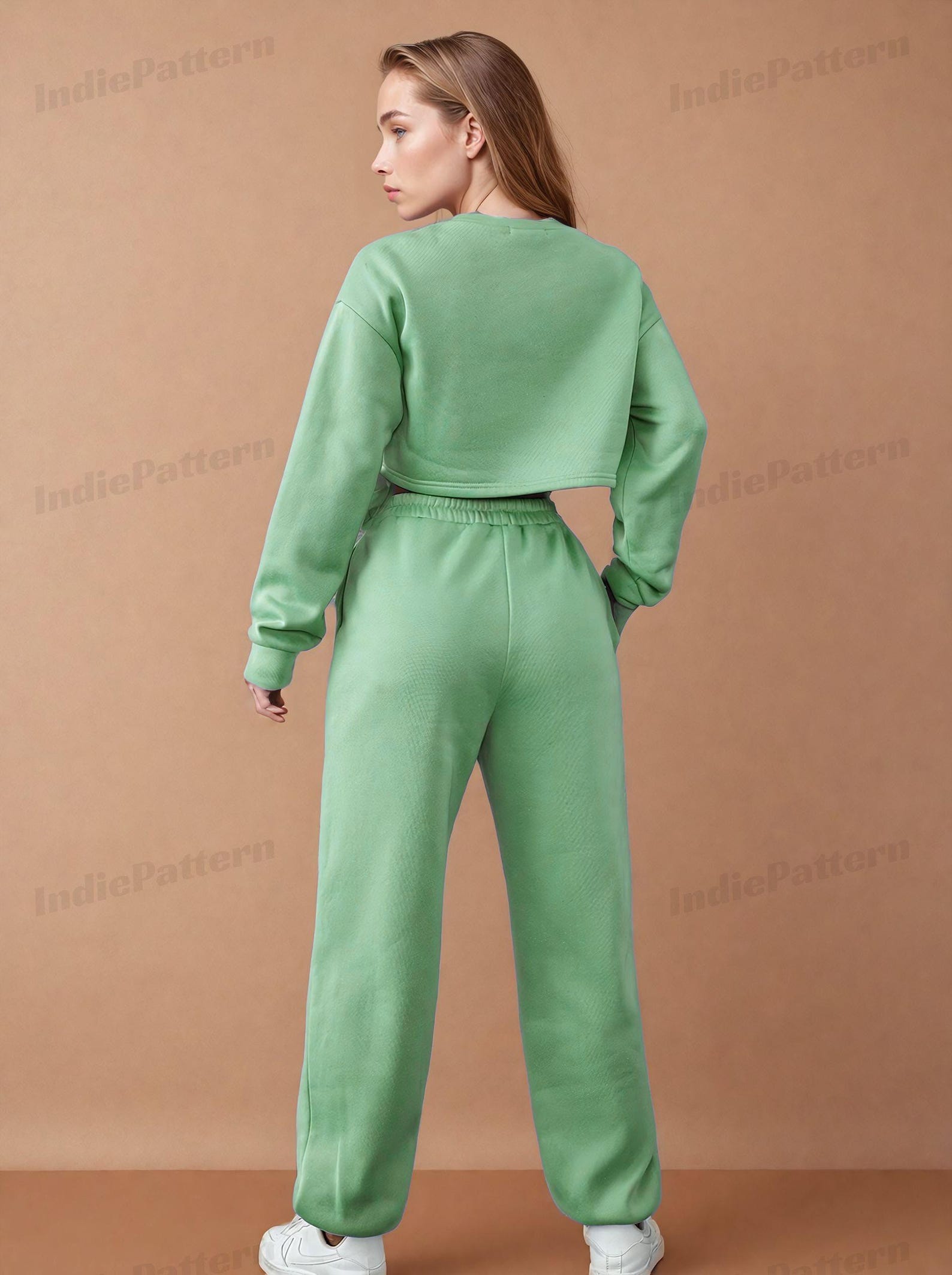 Loungewear Set Pattern, Sweat Set Pattern, Jogger Sewing Pattern, Women's Sweatpants Sewing Pattern Pants, Easy Joggers