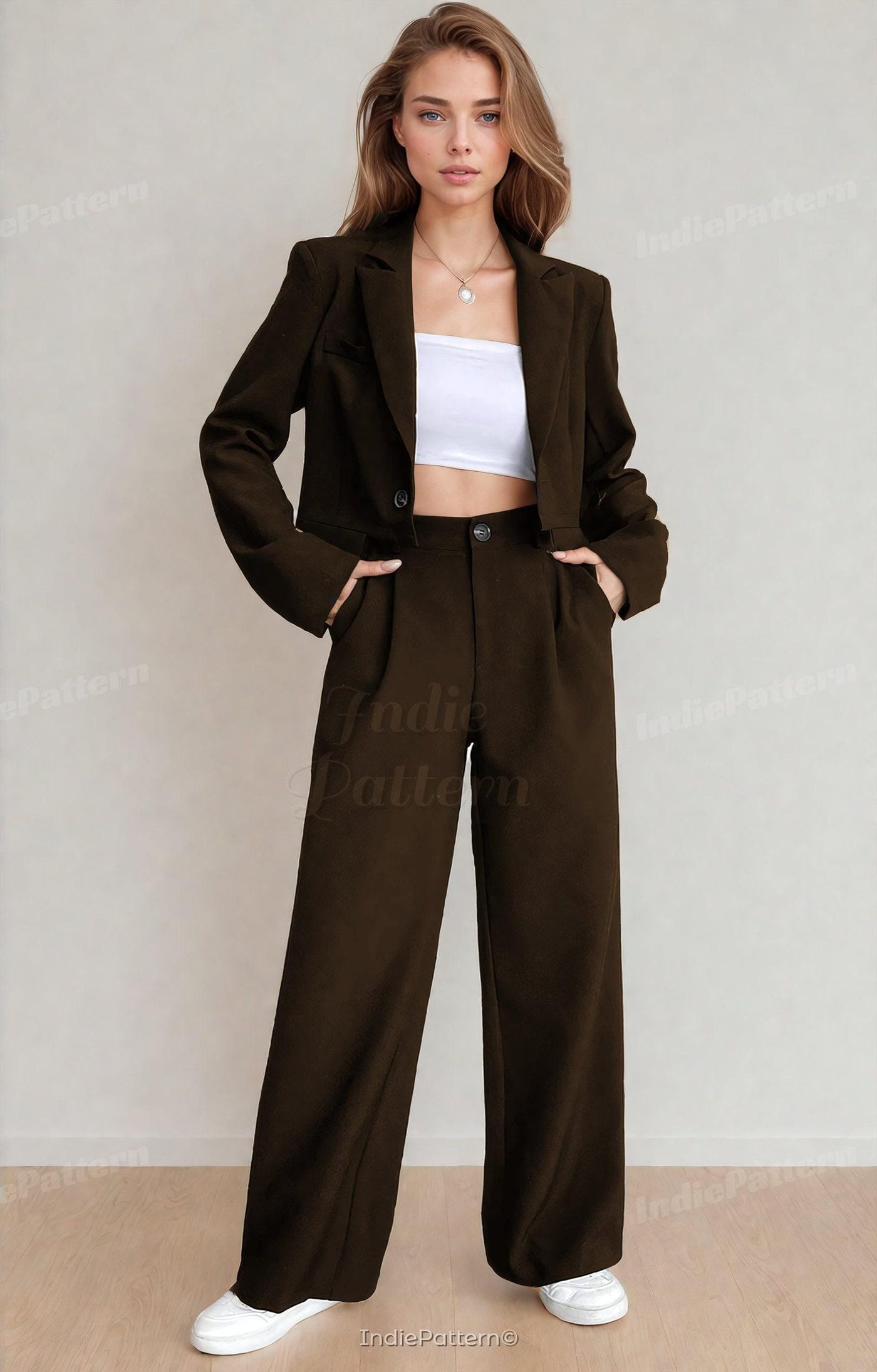 Sewing Pattern for Women | Pants Pattern | Blazer Pattern | Trouser Pattern | Sewing Patterns | Women Pants Pattern PDF, High