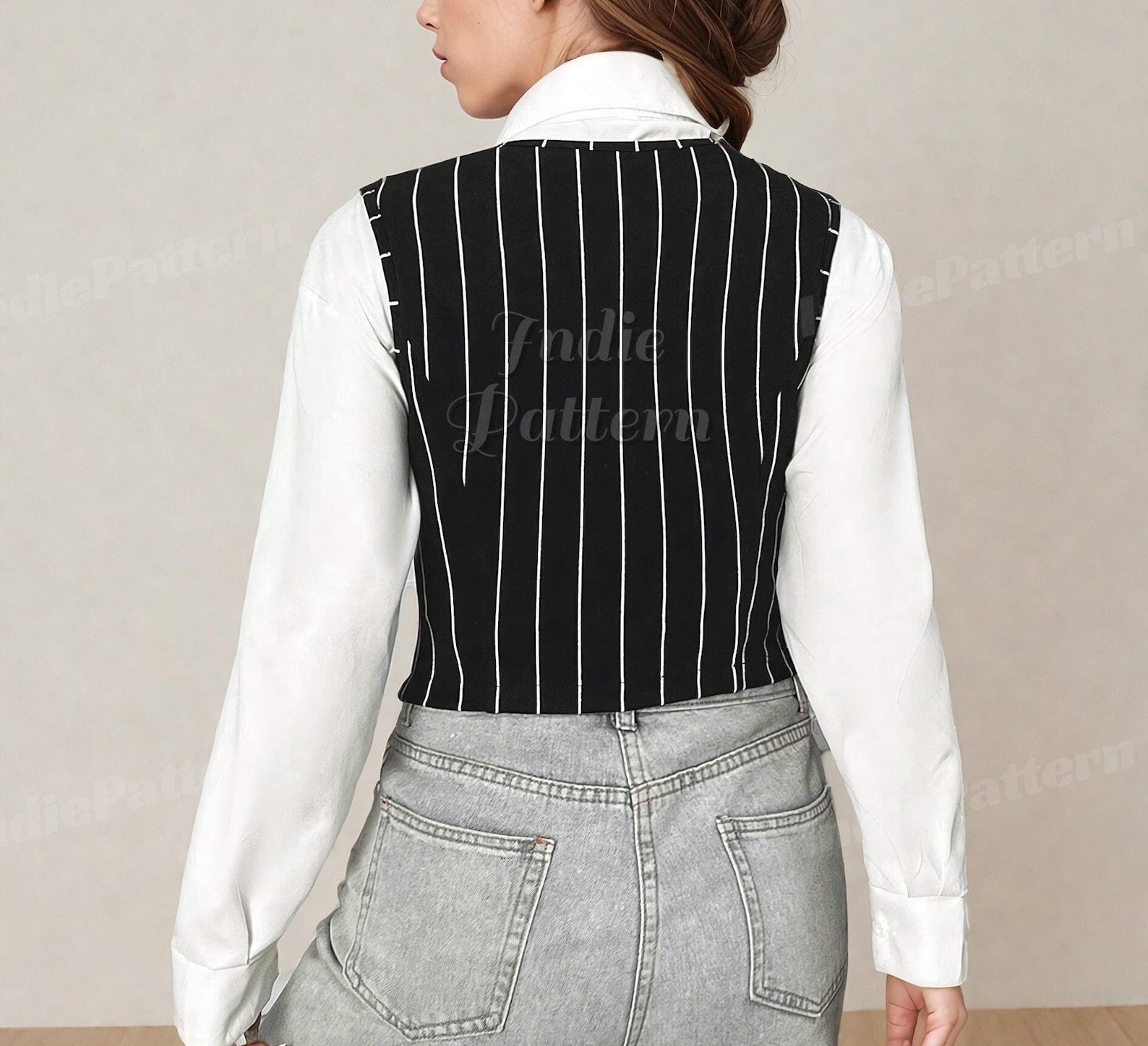 Vest & Shirt Sewing Pattern | Sewing Pattern for Women | Sewing Patterns | Vest Pattern | Shirt Pattern | Sewing Patterns