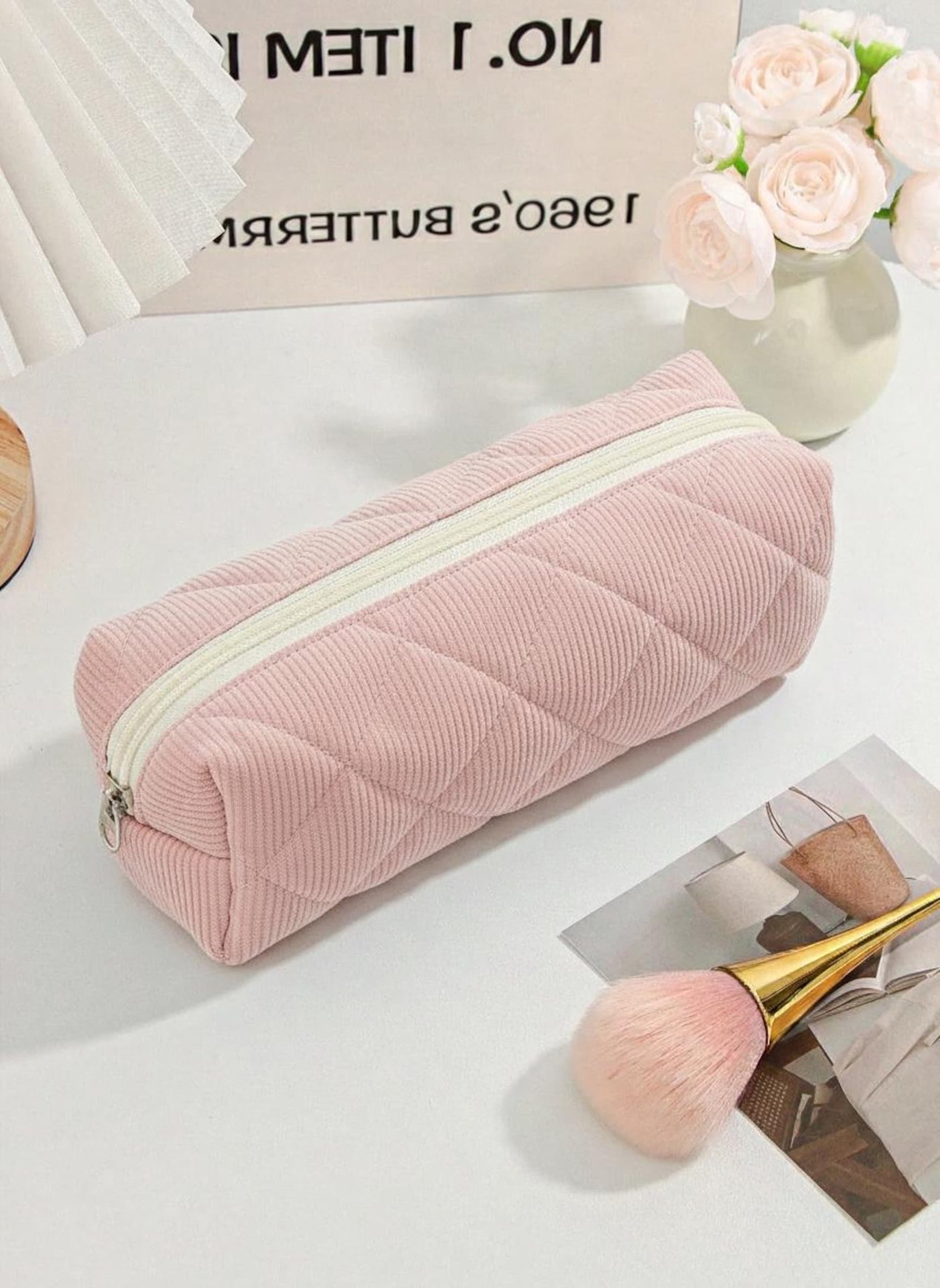 Makeup Bag Patterns Set | Boxy Pouch Pattern | Beginner Bag Pattern | Quilted Pouch Bag Pattern | Quilted Make Up Bag Pattern