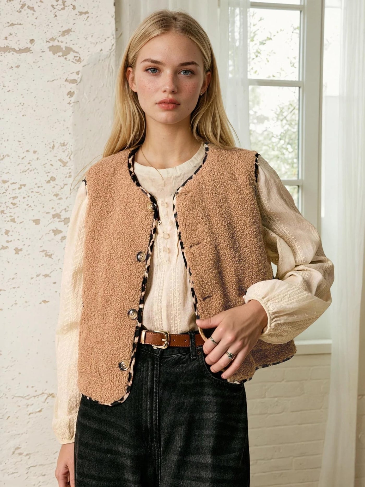 Teddy Vest Sewing Pattern | Top Pattern | Vest Pattern | Top sewing pattern | Women Sewing Patterns | Teddy Vest Women