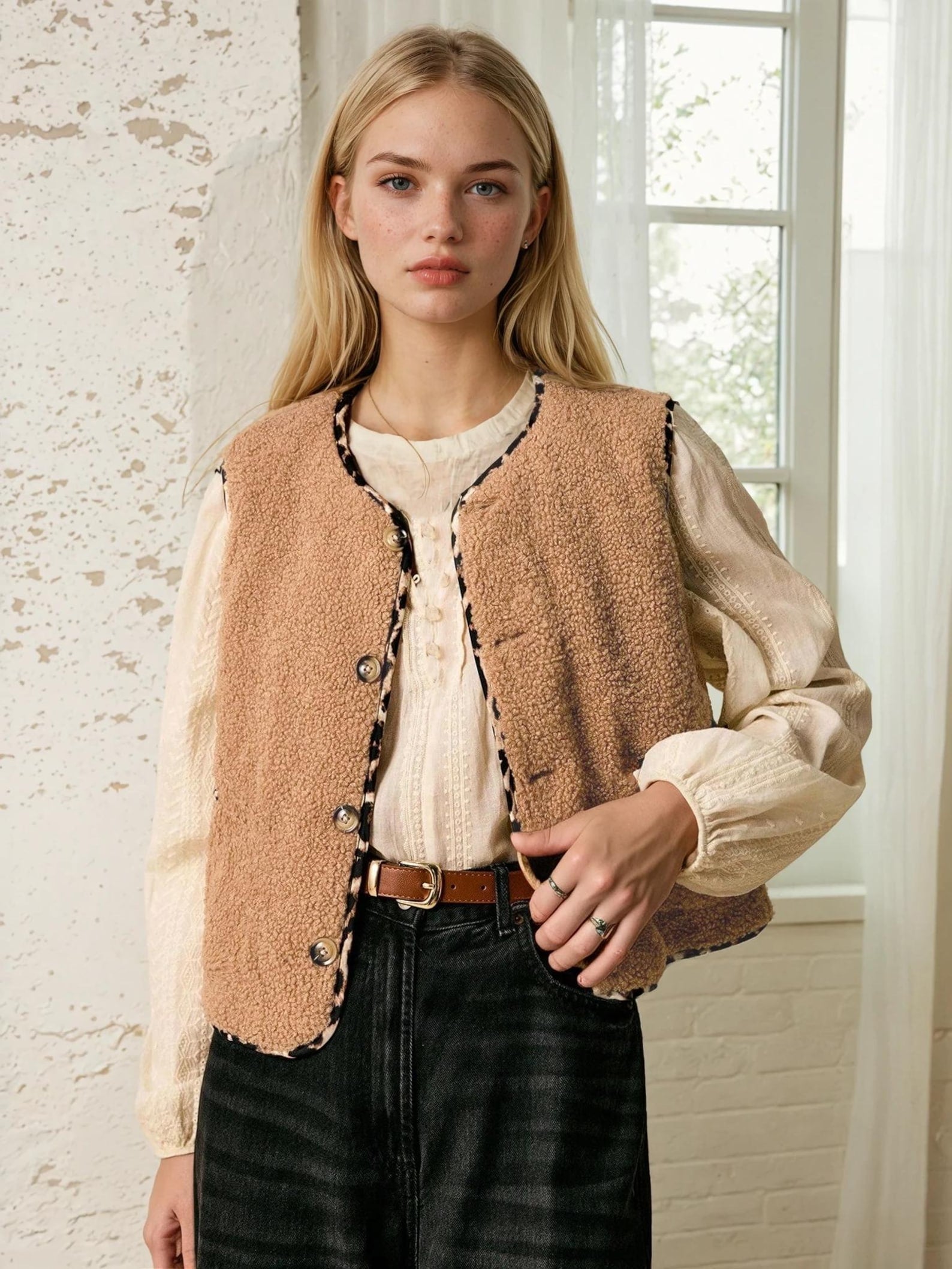 Teddy Vest Sewing Pattern | Top Pattern | Vest Pattern | Top sewing pattern | Women Sewing Patterns | Teddy Vest Women