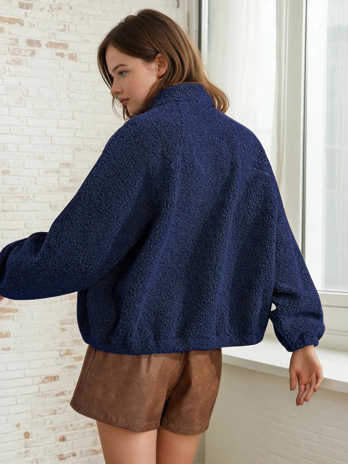 Jacket Sewing Pattern for Women, Women Sewing Pattern, Teddy Jacket, Zip Up Jacket, Beginner Sewing Pattern, Sewing Pattern