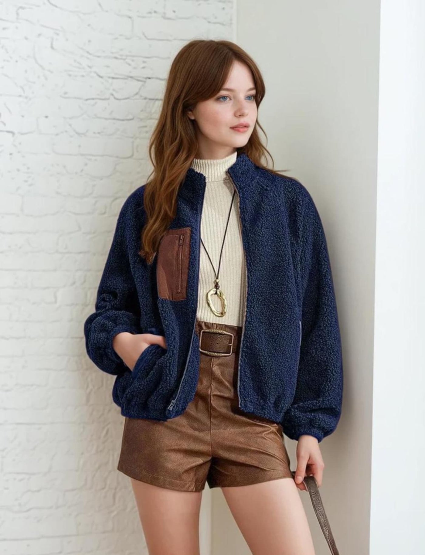 Jacket Sewing Pattern for Women, Women Sewing Pattern, Teddy Jacket, Zip Up Jacket, Beginner Sewing Pattern, Sewing Pattern