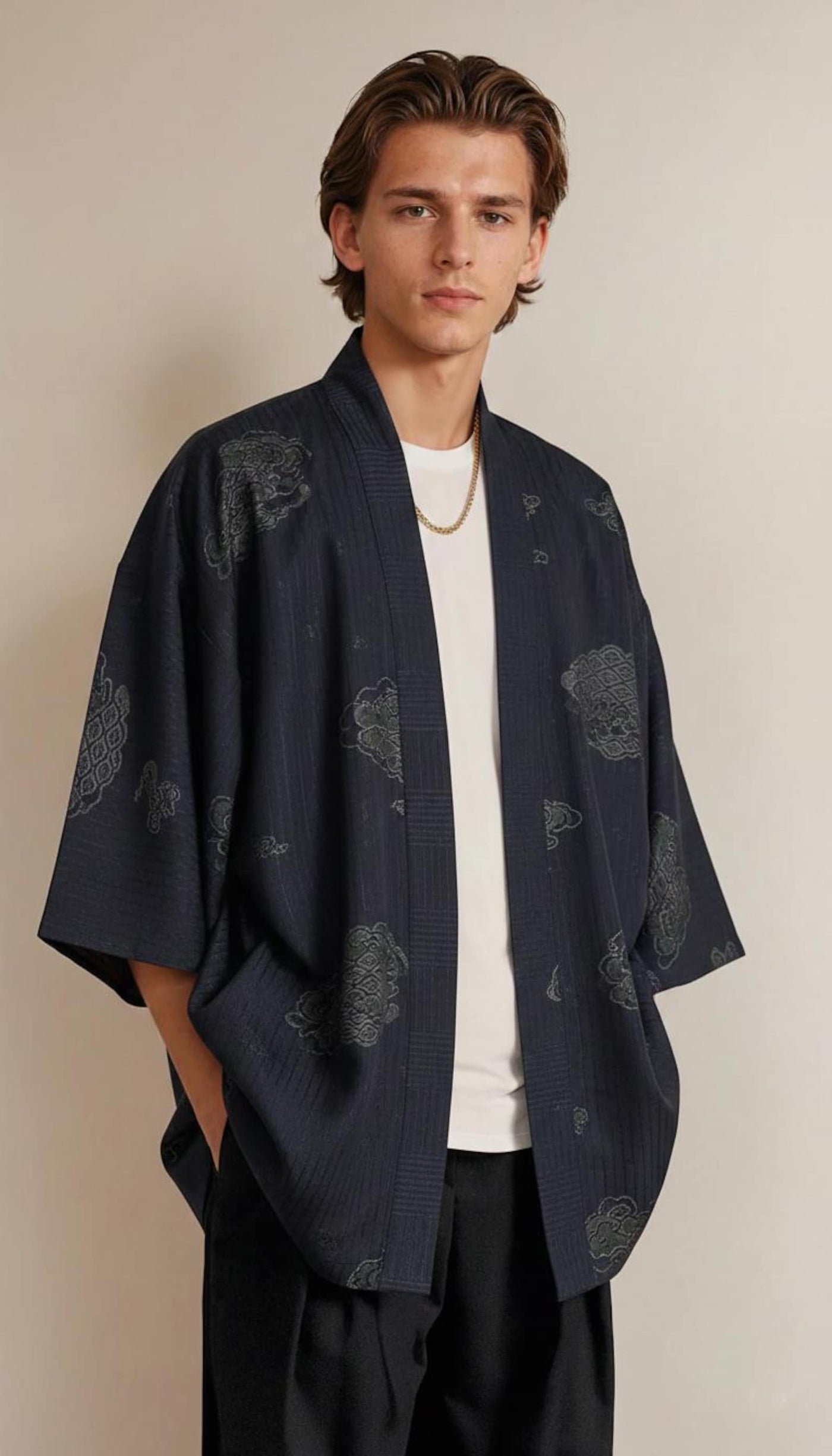 Kimono Sewing Pattern for Men, Short Kimono Pattern for Men, Kimono Pattern, Sewing Pattern for Men, Men Sewing Pattern