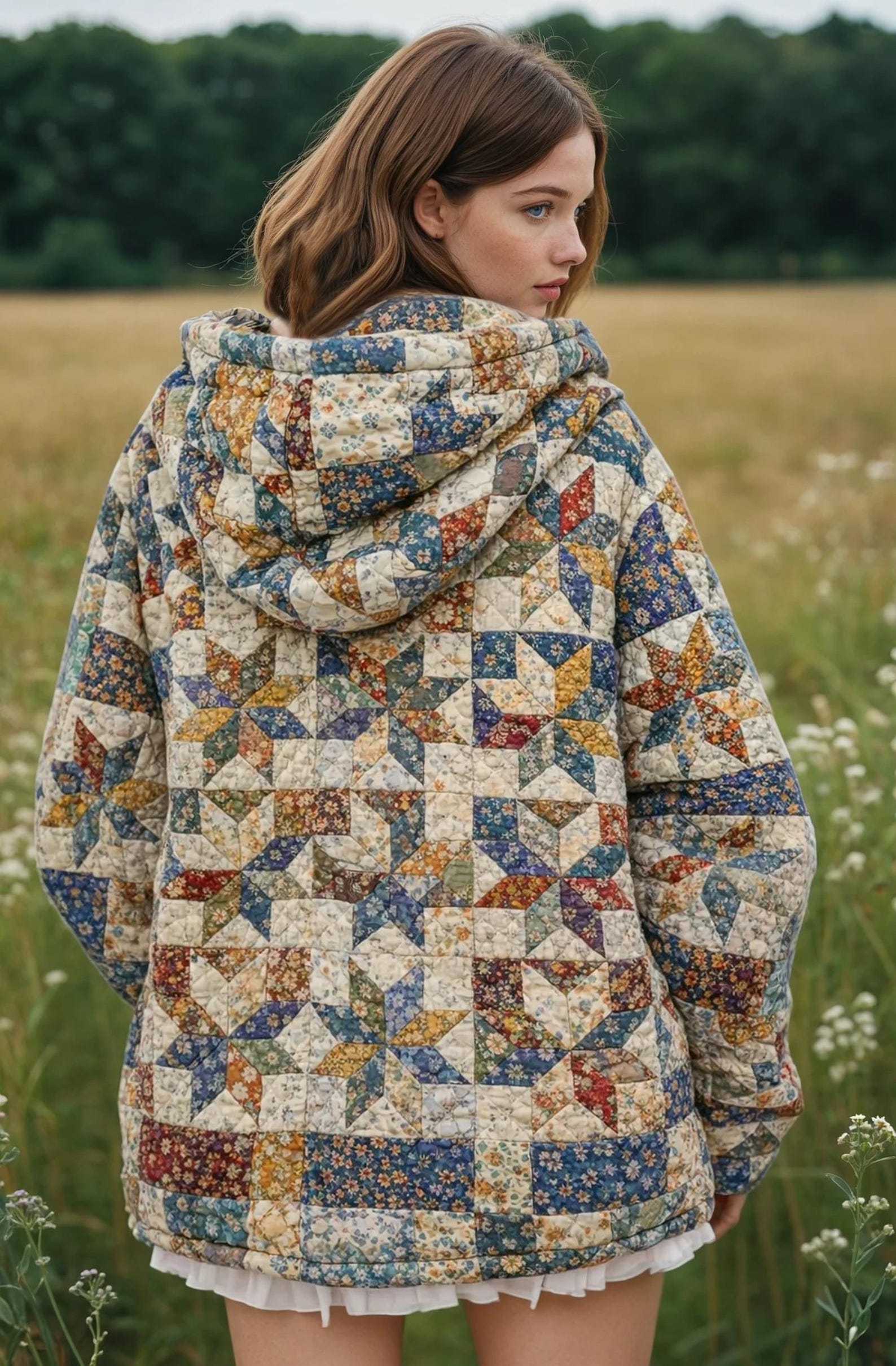 Jacket with Hoodie Sewing Pattern for Women | Coat Pattern | Sewing Patterns | Quilted Jacket Pattern | Hooded Jacket Coat |