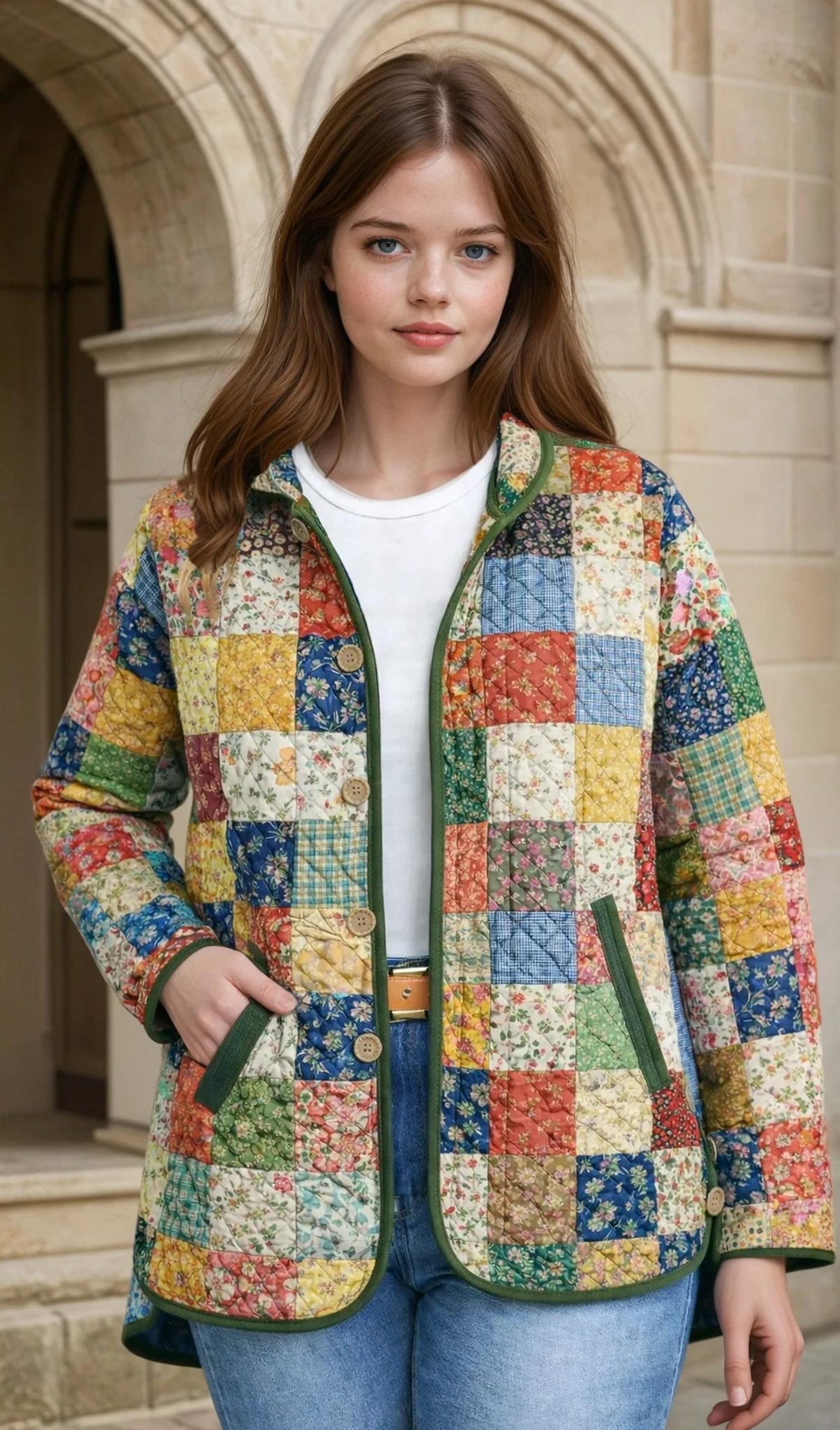 Quilted Coat with Hoodie Sewing Pattern | Quilted Jacket Pattern | Sewing Patterns | Quilted Sewing Pattern | Hooded Jacket |
