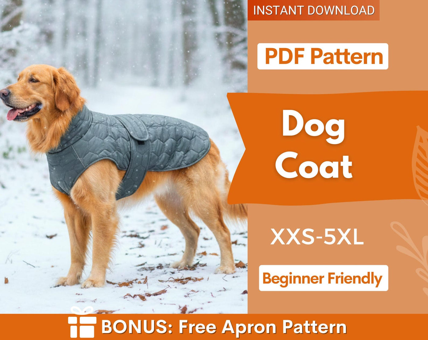 Dog Coat Sewing Pattern, Dog Vest Sewing Pattern, Sewing Pattern Pet, Pattern Dog, Pet Pattern, Dog Jacket Pattern