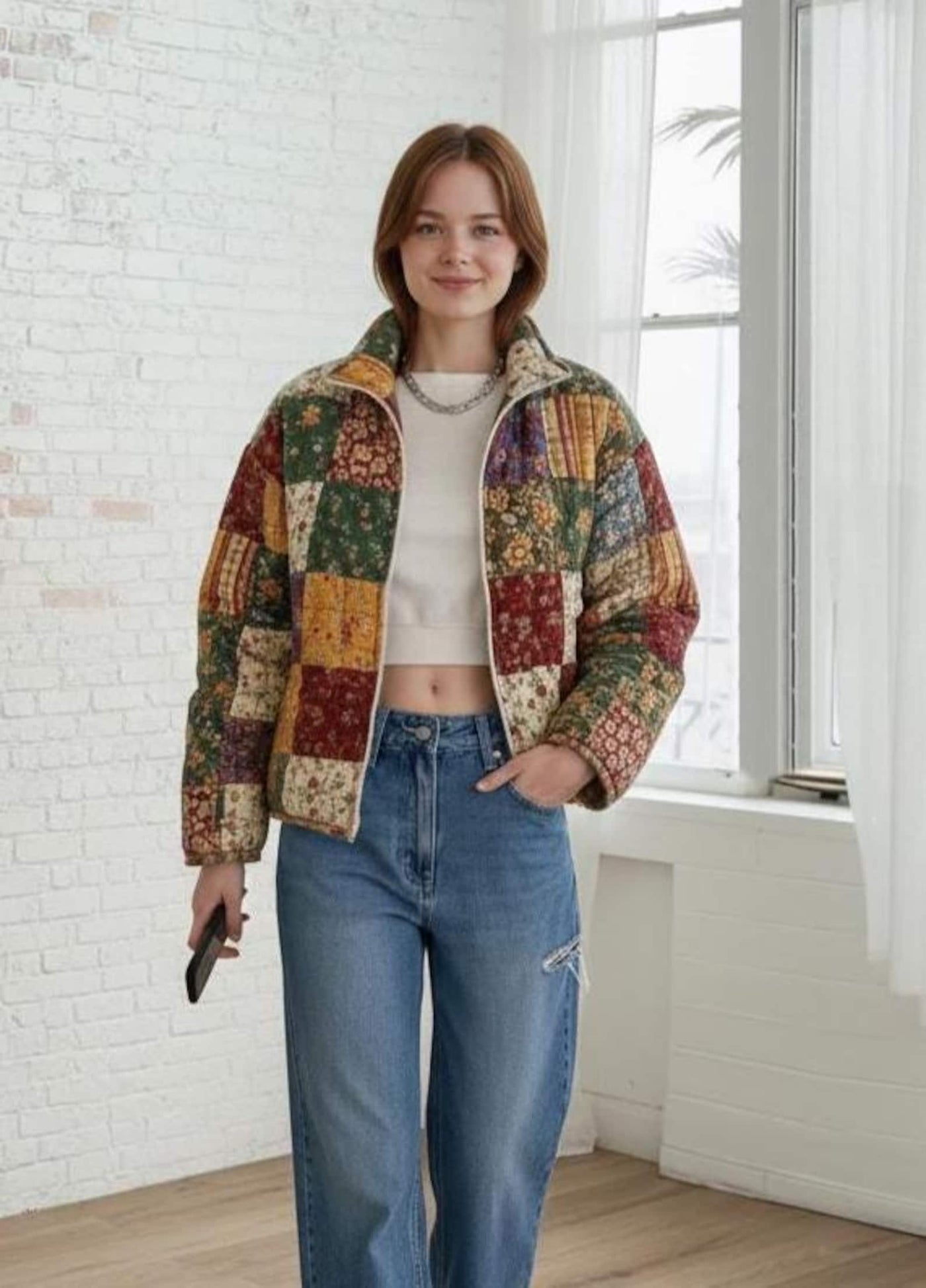 Jacket Sewing Pattern for Women | Coat Pattern | Sewing Patterns | Women Sewing Pattern Patchwork | Beginner Jacket, Quilted