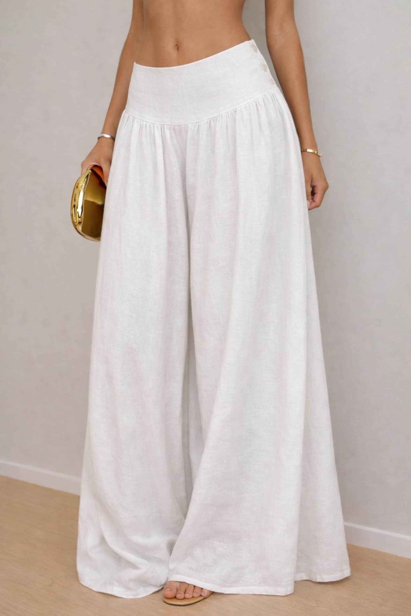 Wide Leg Pants Pattern for Women | Palazzo Pants Sewing Pattern for Women | Pants Pattern | Women Sewing Pattern | Women