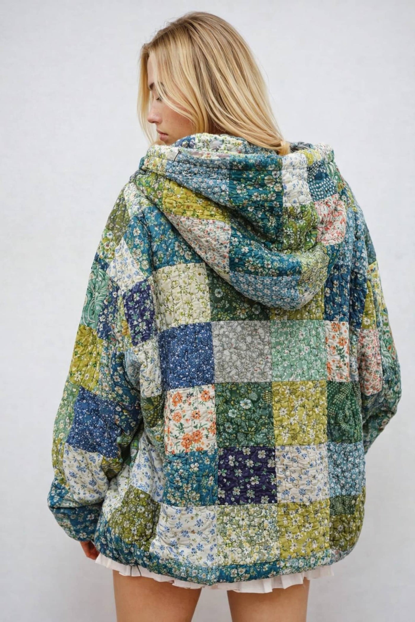 Jacket with Hoodie Sewing Pattern | Coat Pattern | Sewing Patterns | Quilted Jacket Pattern | Hooded Jacket Coat | Women