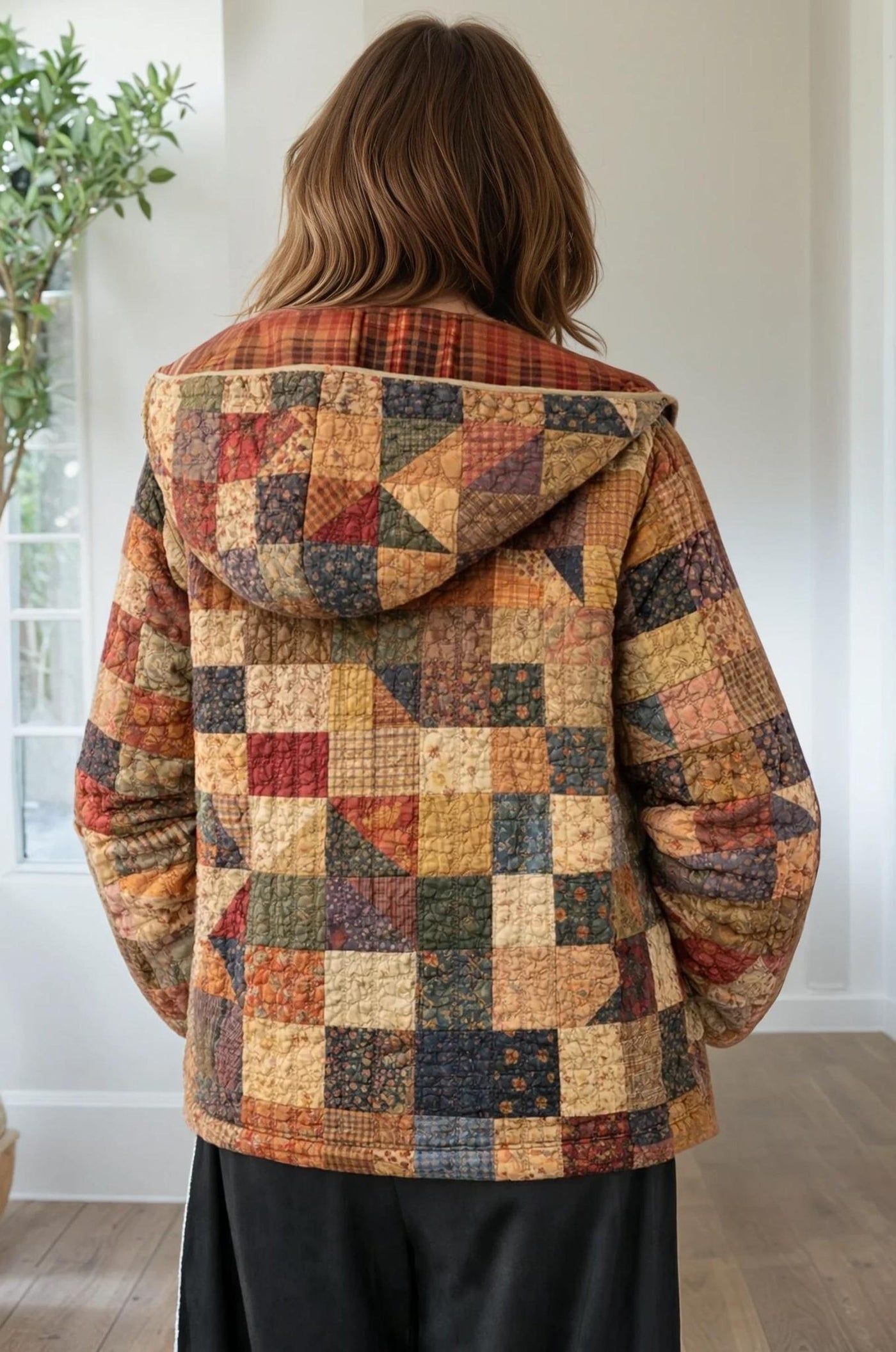 Quilted Jacket with Hoodie Sewing Pattern | Quilted Jacket Pattern | Sewing Patterns | Quilted Sewing Pattern | Hooded Jacket