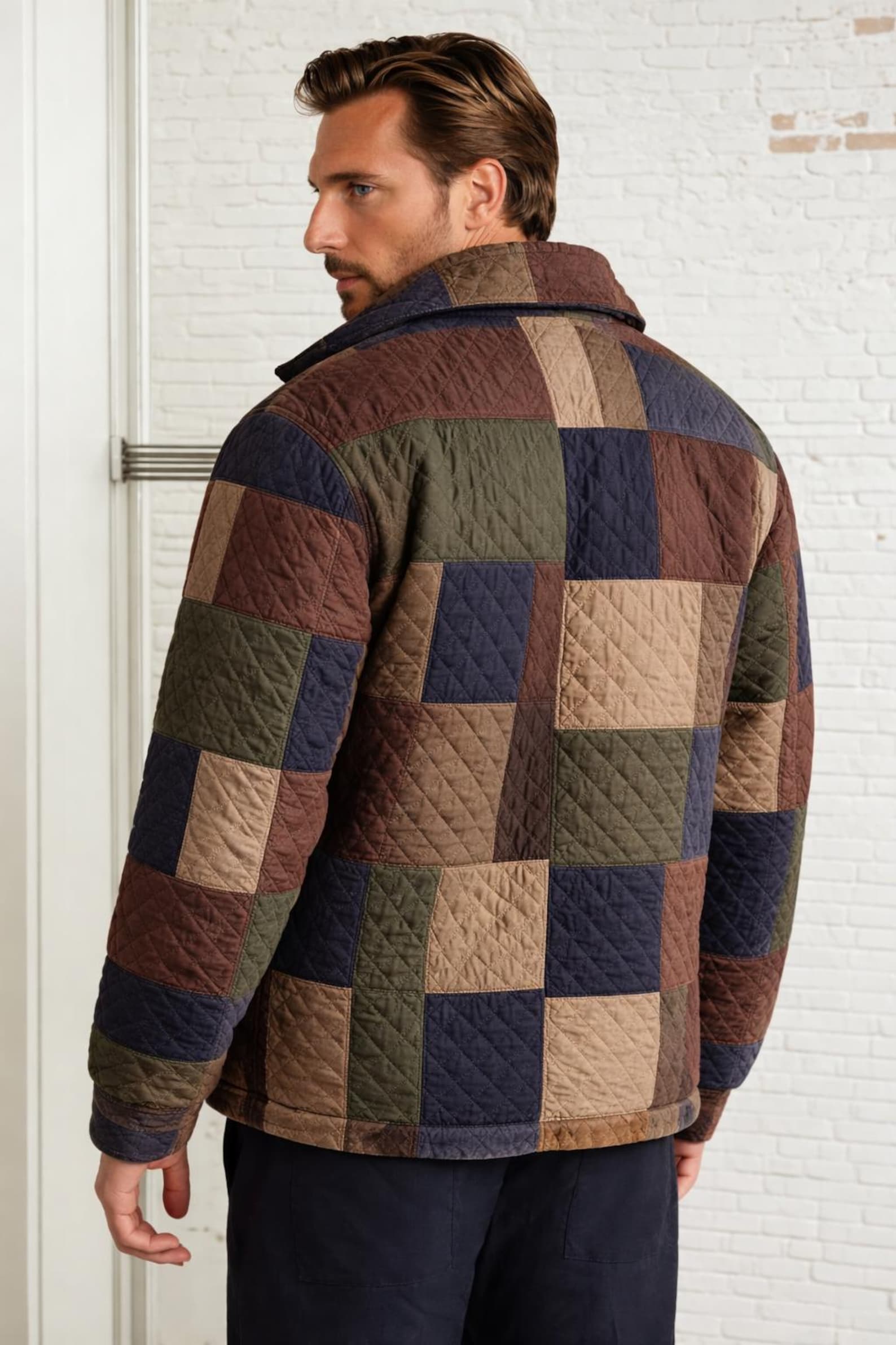 Men Jacket Sewing Pattern, Quilted Jacket Pattern, Men Sewing Pattern, Button Up Jacket Men, Coat Pattern, Men Jacket Coat