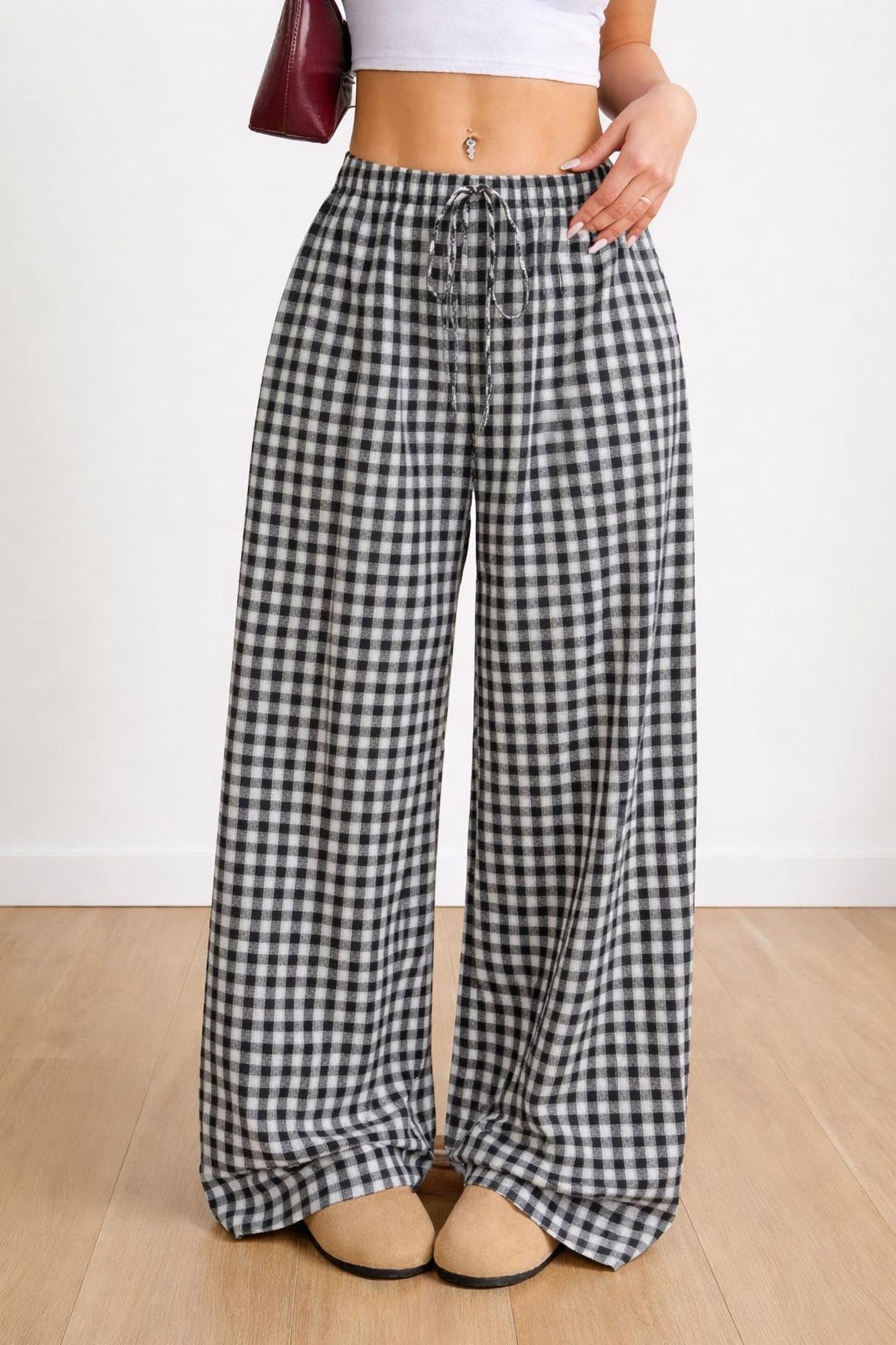 Wide Leg Pants Sewing Pattern | Women Pants Pattern | Palazzo Pants Pattern | Lounge Wear Pattern| Elastic Waistband Pants