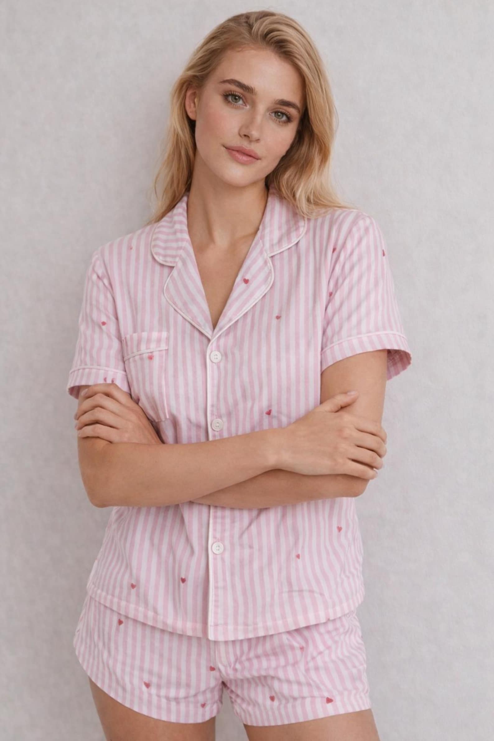 Pajama Set Sewing Pattern | Pajama Top and Shorts Pattern | Women Sewing Pattern, Easy Pajama Pattern | Beginner Sewing