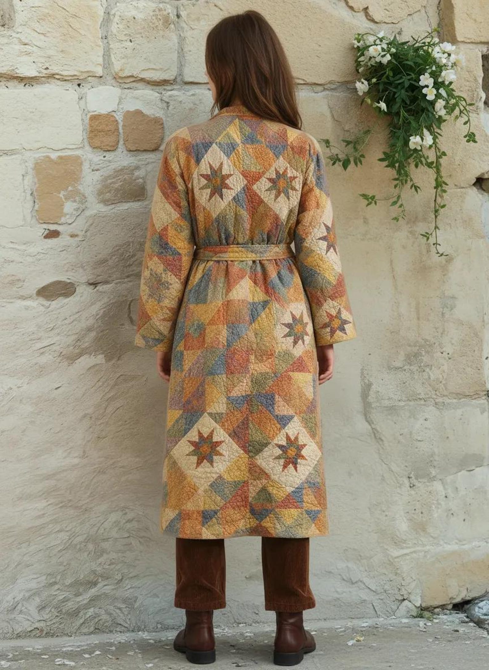 Quilted Coat Sewing Pattern for Women| Coat Pattern | Sewing Patterns | Women Sewing Pattern Patchwork | Beginner Jacket