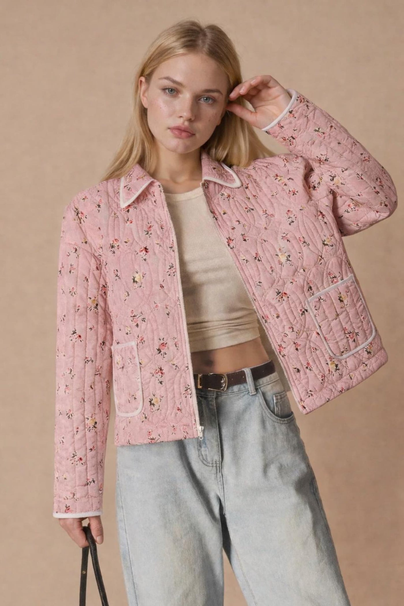 Zip Up Jacket Sewing Pattern for Women | Quilted Pattern | Sewing Patterns | Quilted Jacket Pattern | Pattern Jacket Coat |