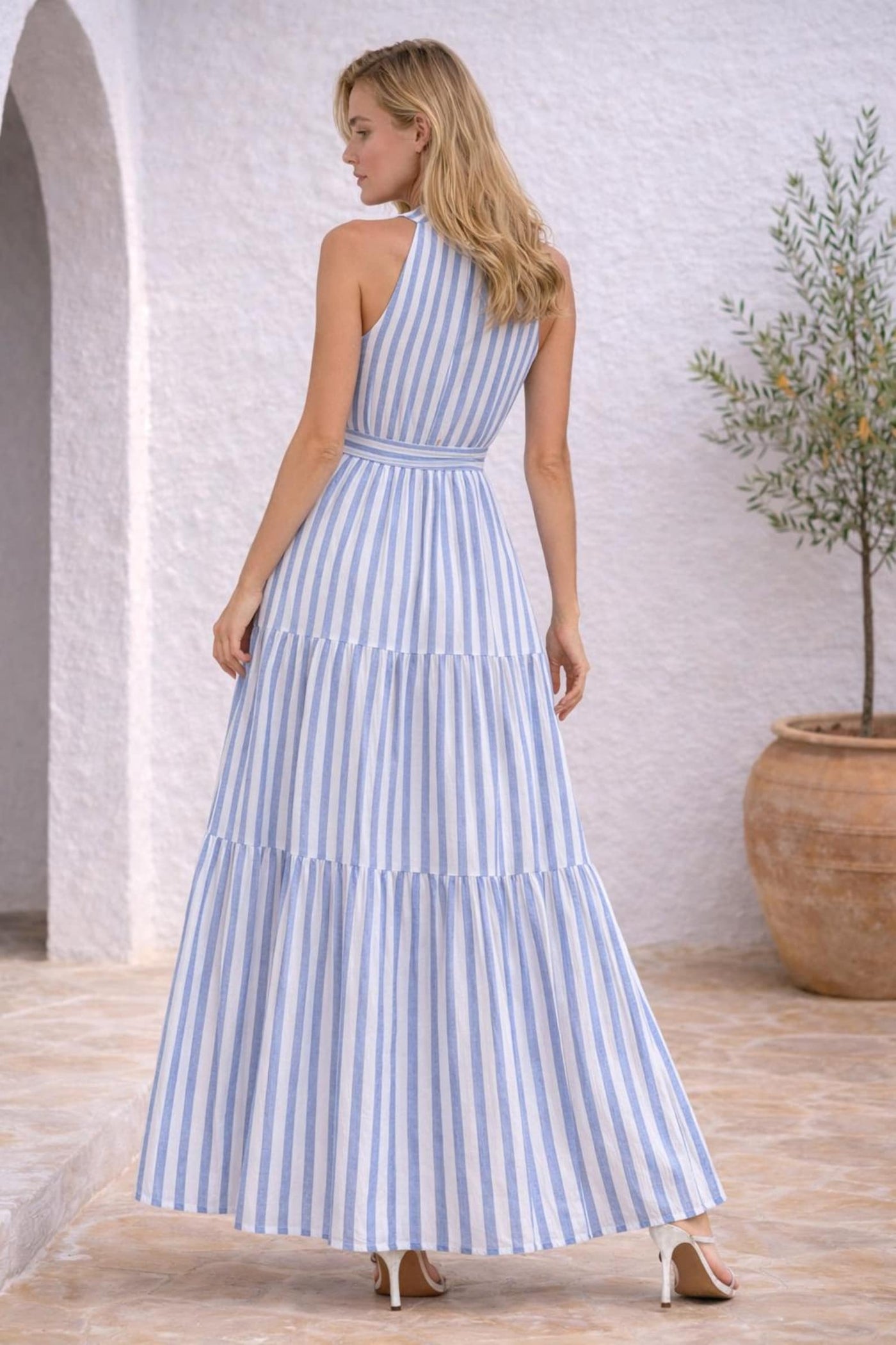 Julie Maxi Dress Sewing Pattern | Halter Neck Dress | Prom Dress Sewing Pattern | Women Sewing Pattern | Summer Dress |