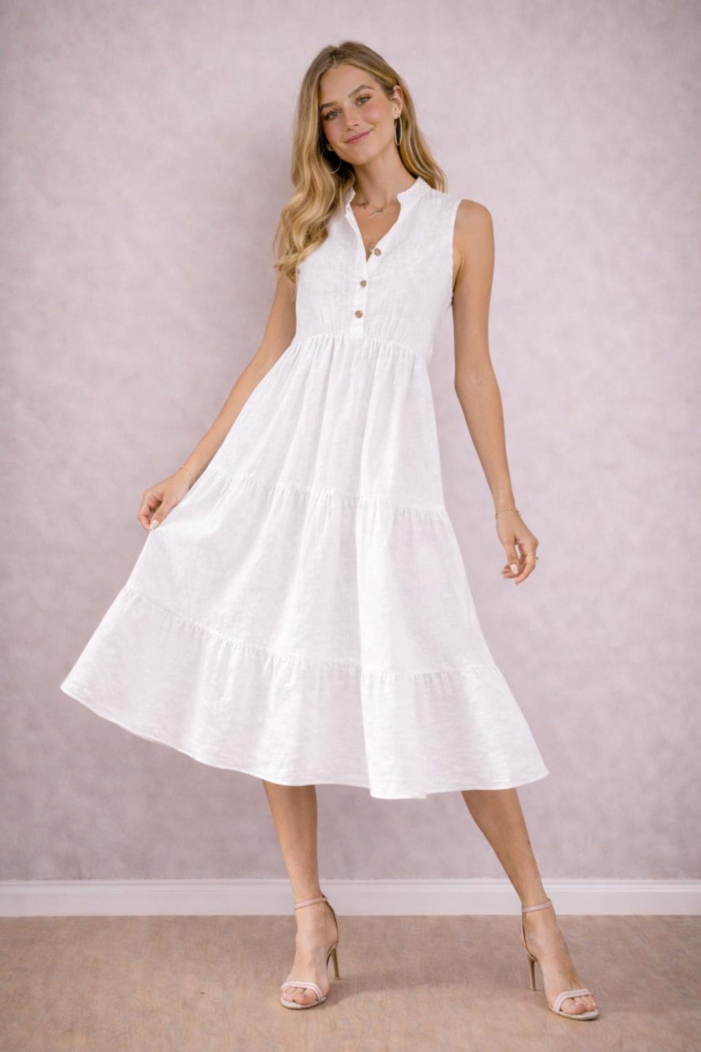 Elodie Dress Pattern | Dress Sewing Pattern | Sewing Pattern for Women | Tiered Dress | Sleeveless Dress | Beginner Sewing