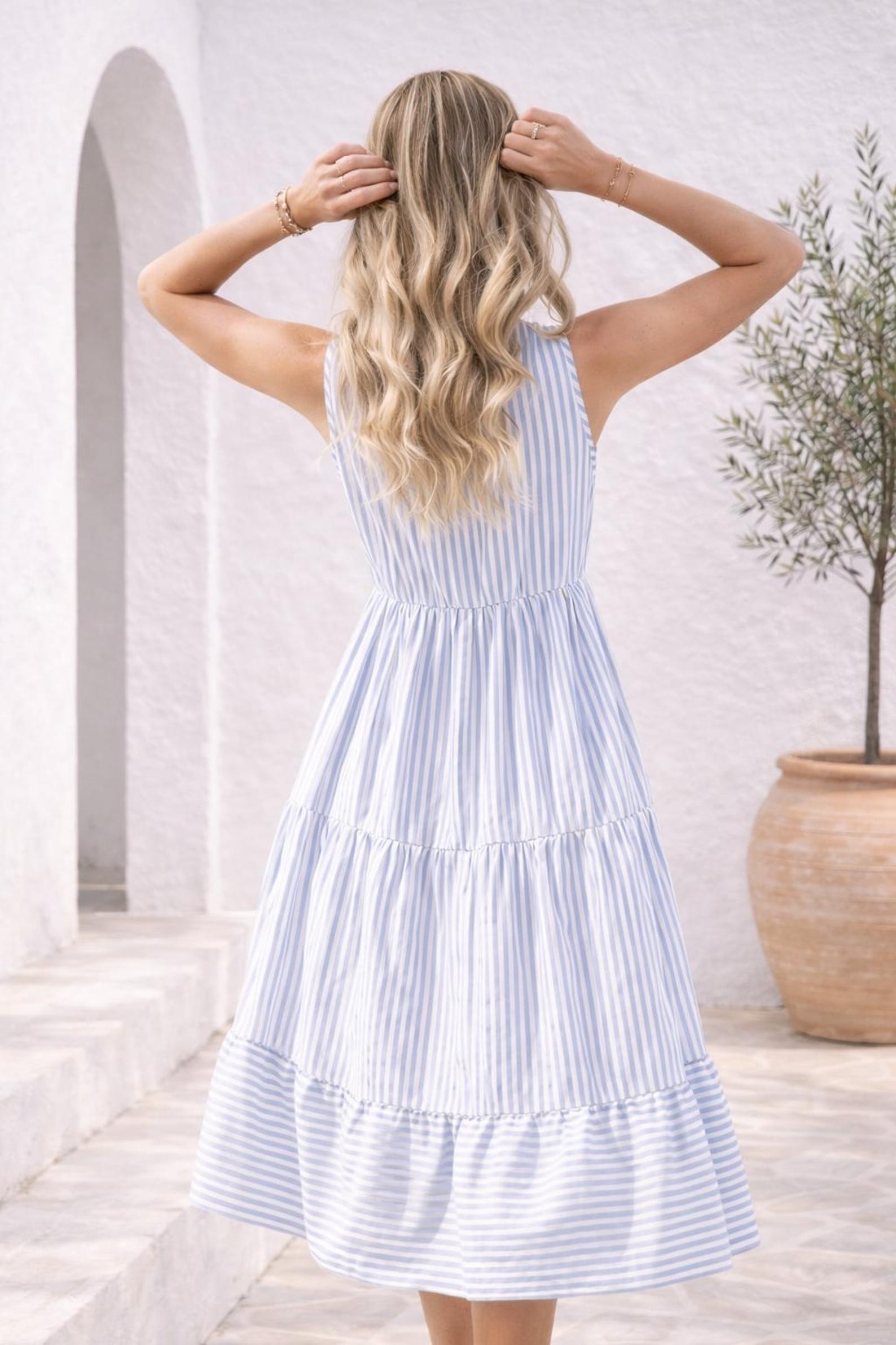 Elodie Dress Sewing Pattern | Dress Pattern | Sewing Pattern for Women | Tiered Dress | Sleeveless Dress | Beginner Sewing