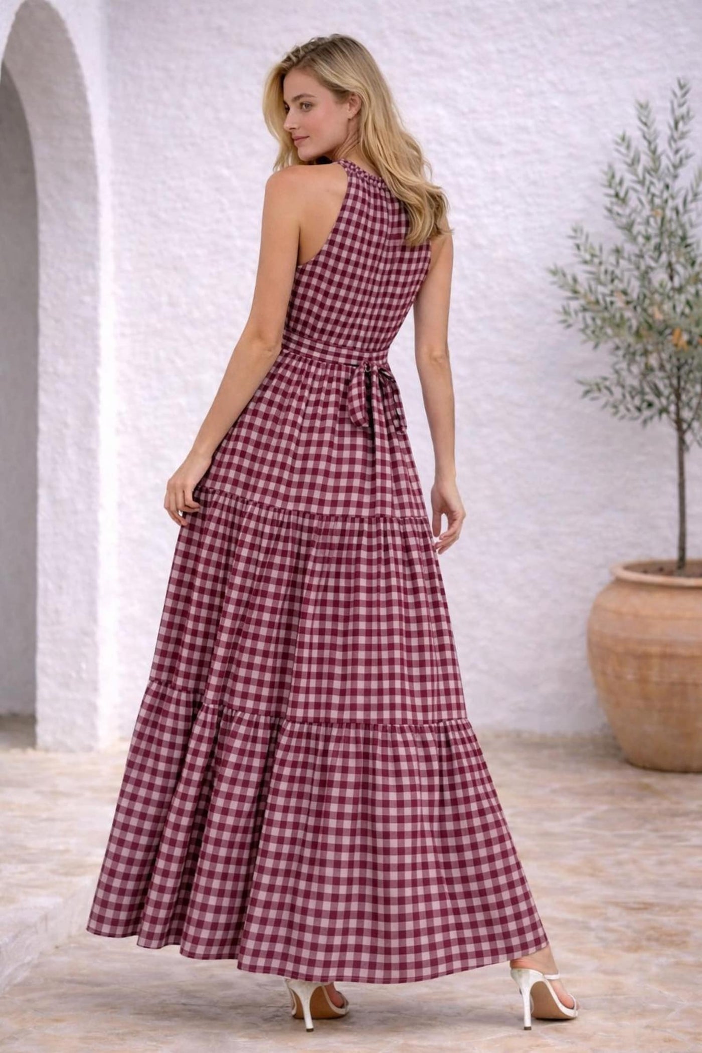 Maxi Dress Sewing Pattern | Halter Neck Dress | Prom Dress Sewing Pattern | Women Sewing Pattern | Summer Dress | Sewing