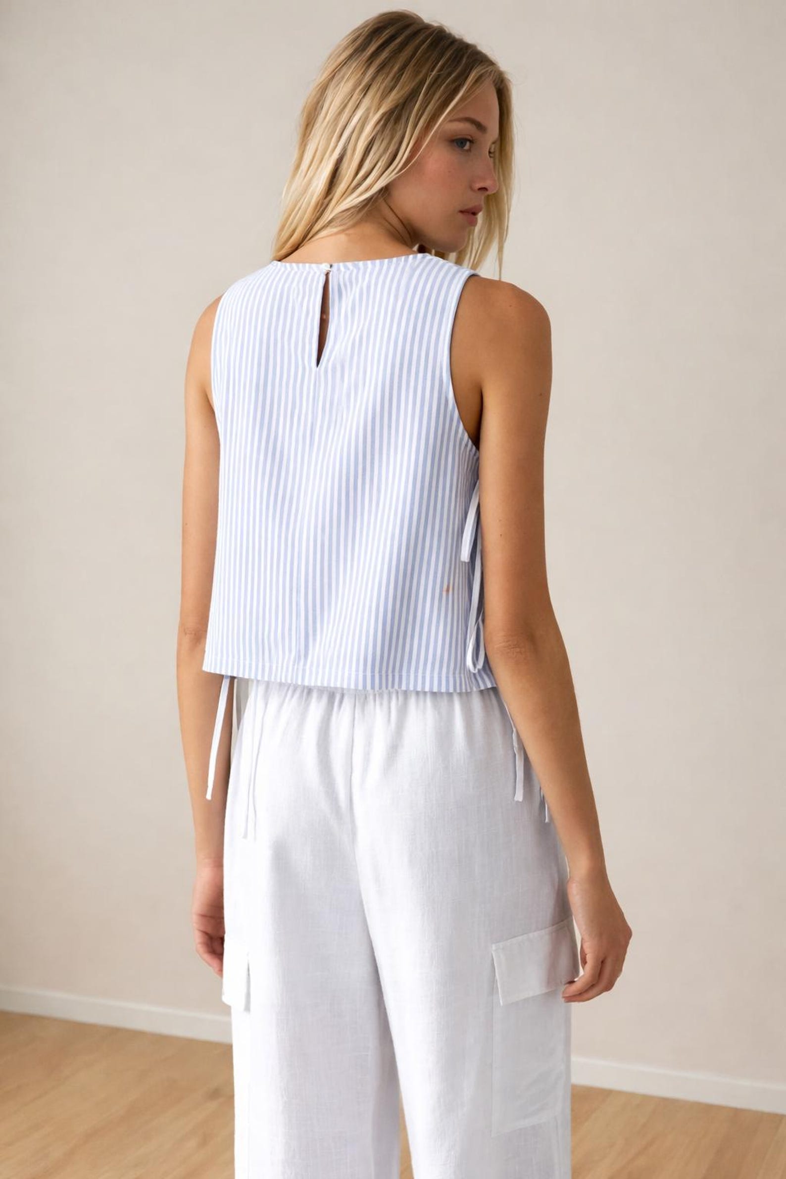 Side Tie Top Sewing Pattern | Women Sewing Pattern | Crop Top Pattern | Summer Tie Top Pattern | Sewing Patterns Top | Tank