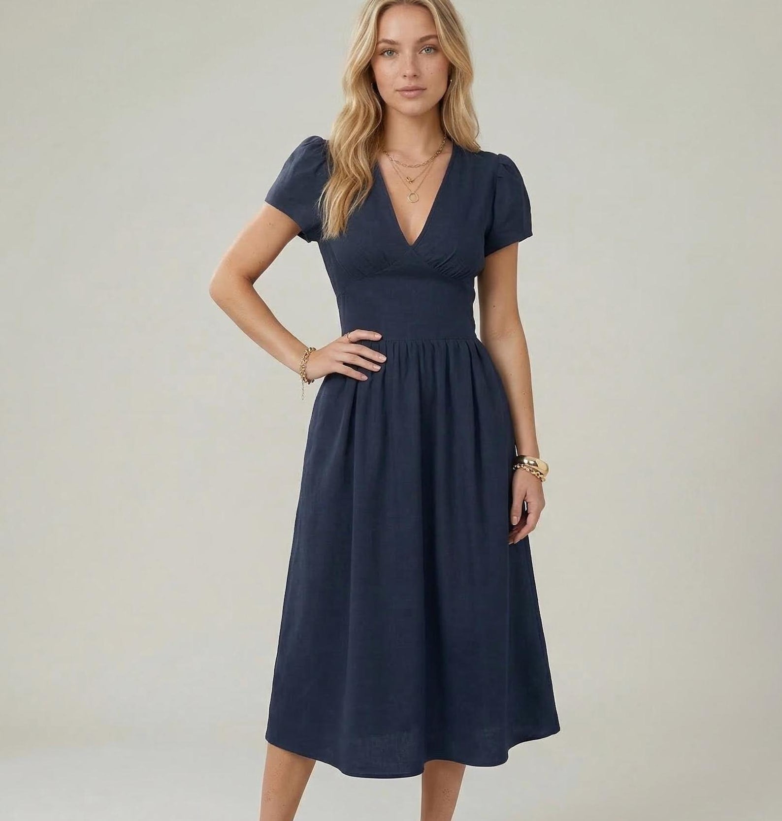 Aurora Dress Sewing Pattern | Dress with Pockets | Linen Dress Sewing Pattern | Women Patterns | Summer Dress | Halter Women