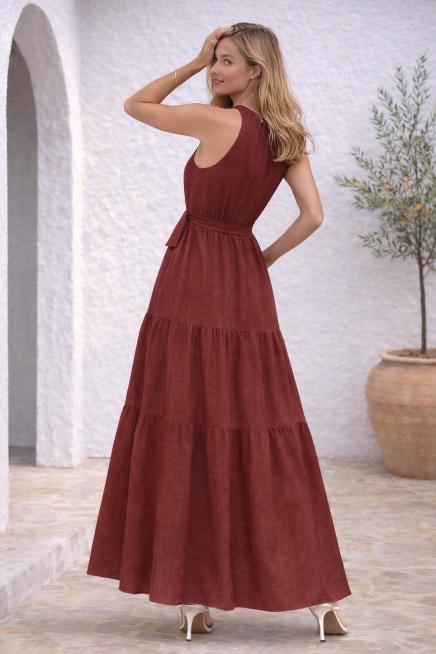 Dress Sewing Pattern | Maxi Halter Neck Dress | Prom Dress Sewing Pattern | Women Sewing Pattern | Summer Dress | Sewing