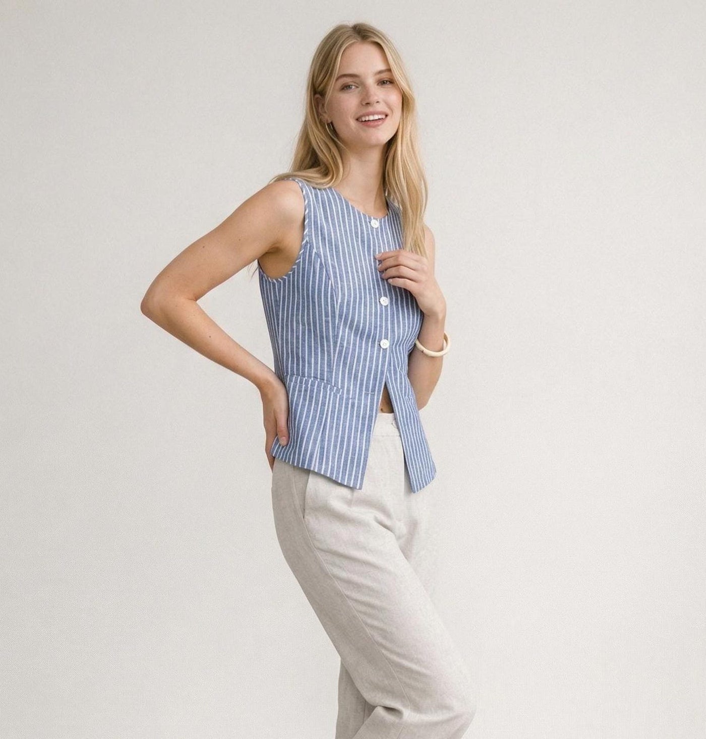 Paris Vest Sewing Pattern, Vest Pattern, Sewing Patterns Women, Suit Vest, Button Up Top, Top Sewing Pattern for Women, Women