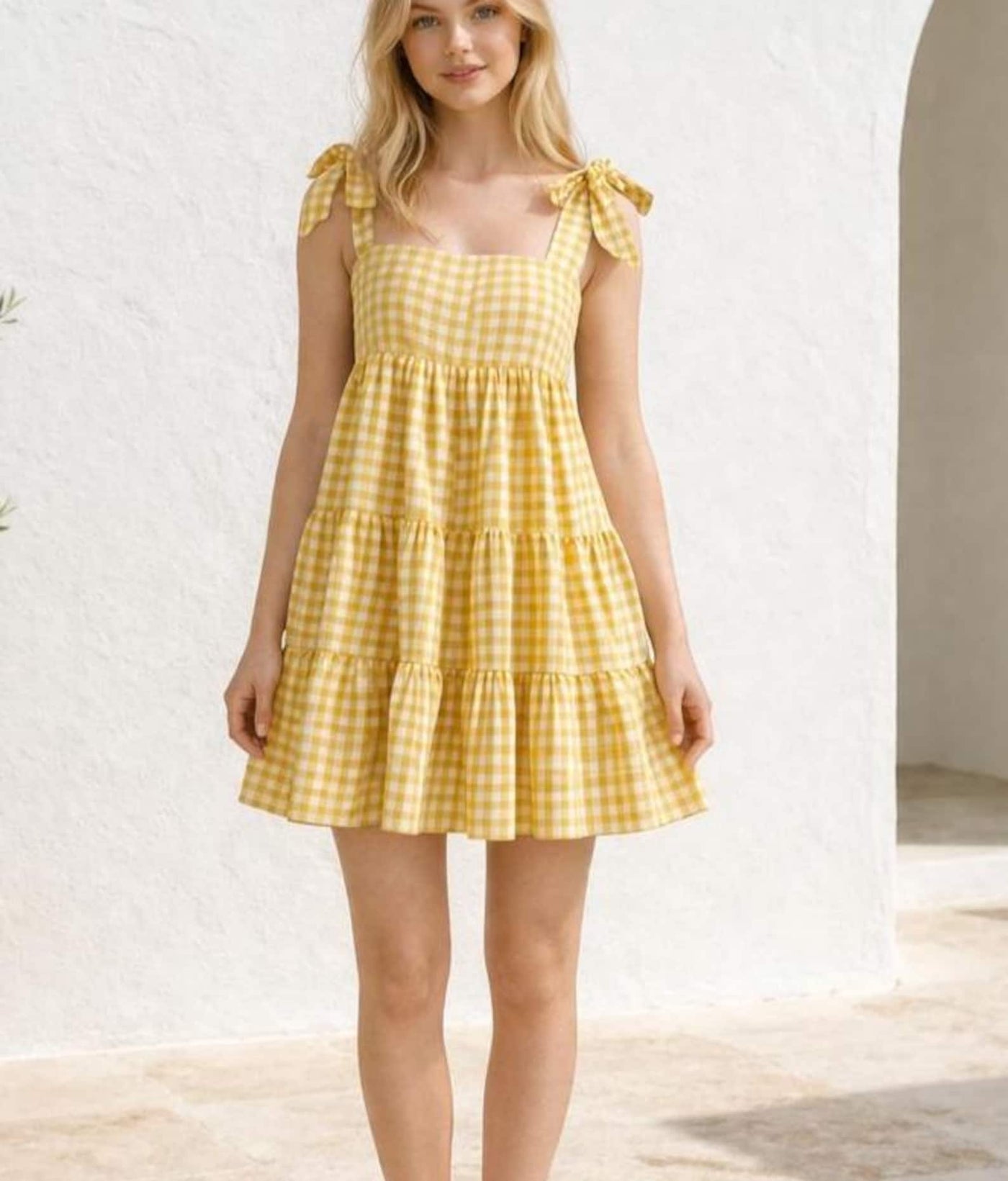 Summer Dress Sewing Pattern | Shoulder Tie Dress Pattern | Tiered Dress Pattern | Gathered Dress Pattern | Ruffle Dress