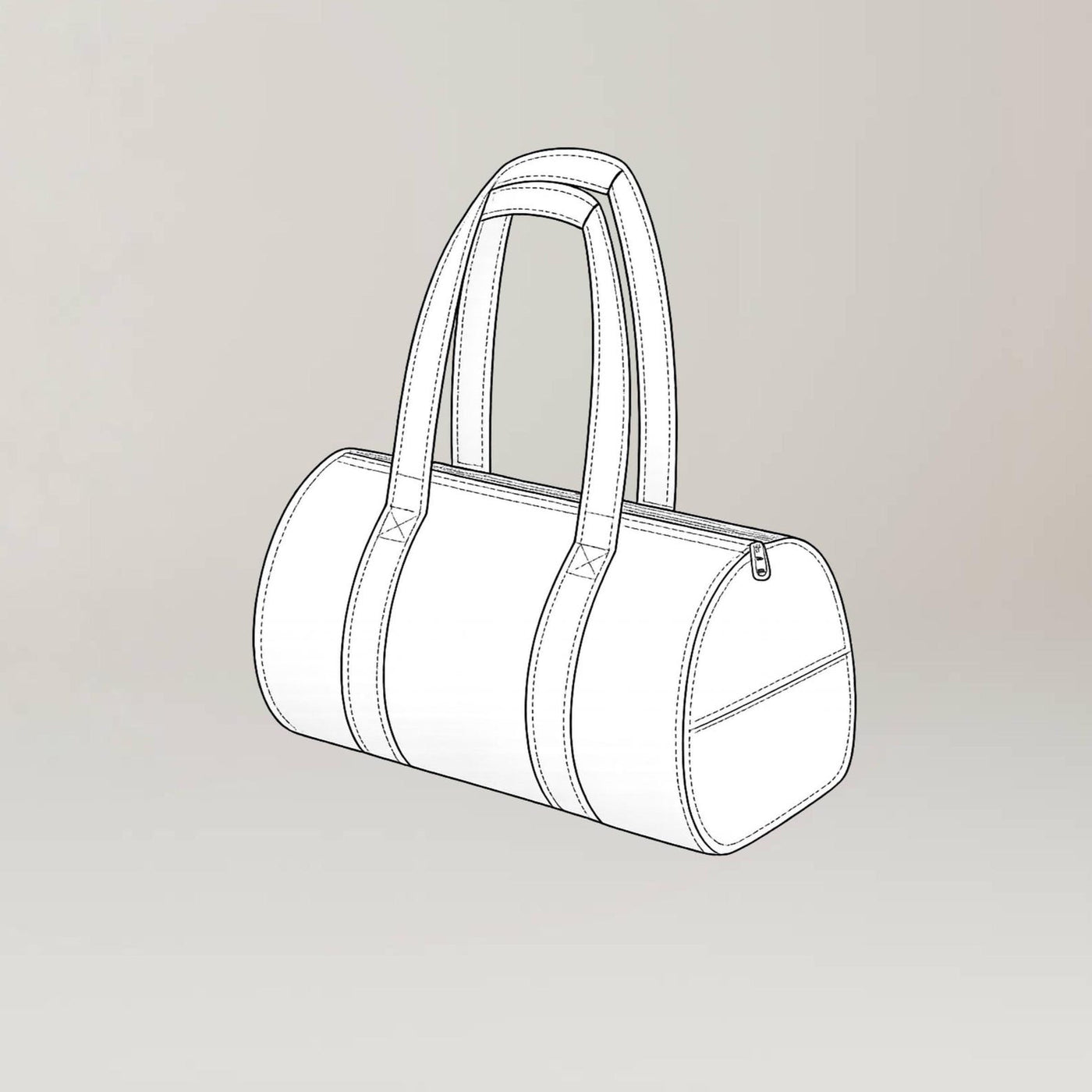 Duffle Bag Sewing Pattern | Bag Sewing Pattern | Beginner Pattern | Travel Bag Pattern | Large Bag Pattern | Beginner Bag