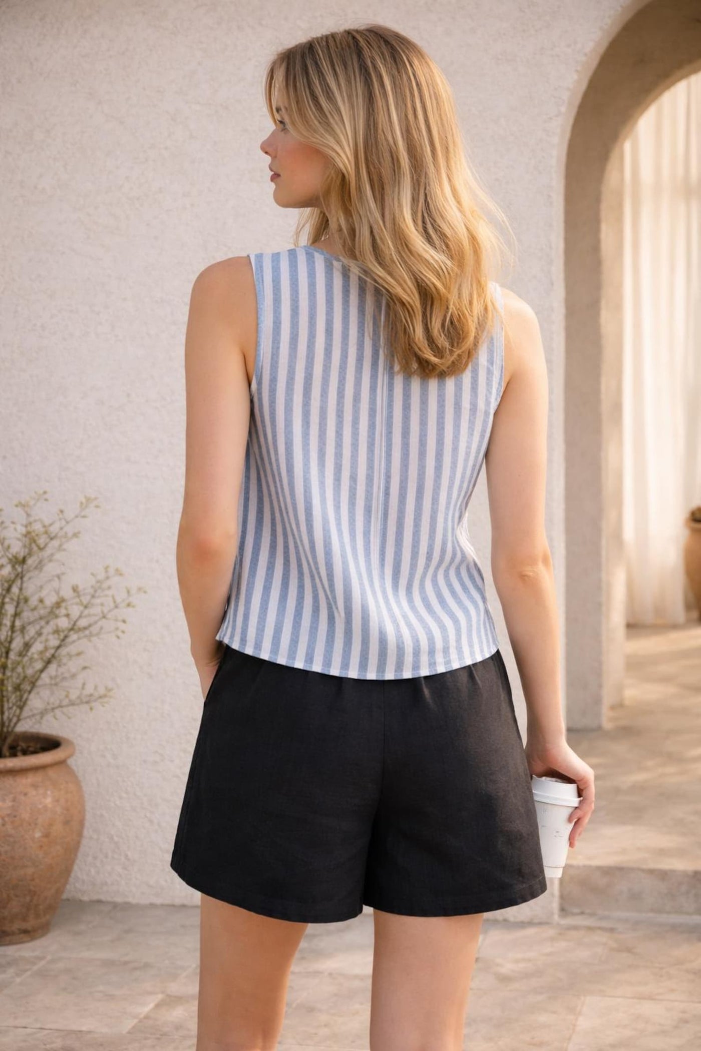 Diane Front Tie Vest Pattern | Tie Top Sewing Pattern | Vest Pattern | Top sewing pattern | Women Sewing Patterns | Beginner