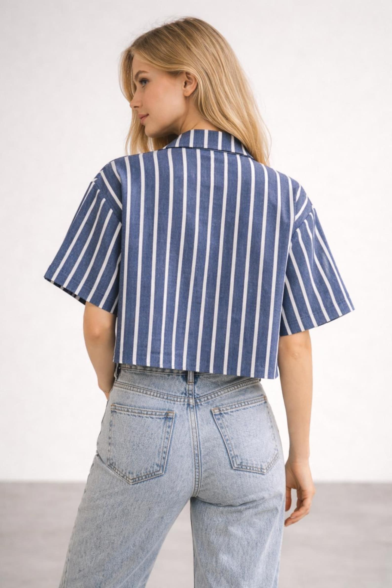 Crop Shirt Pattern, Women Shirt Pattern, Short Shirt Pattern, Sewing Pattern, Women Sewing pattern, Shirt Pattern, Beginner
