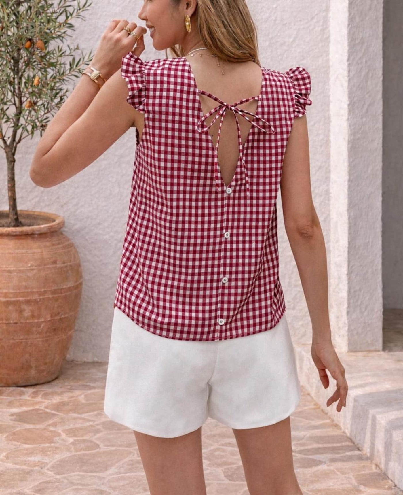 Ellie Top Sewing Pattern, Women Sewing Pattern, Back Tie Top Pattern, Blouse Pattern, Summer Top, Tie Top, Blouse Top Pattern