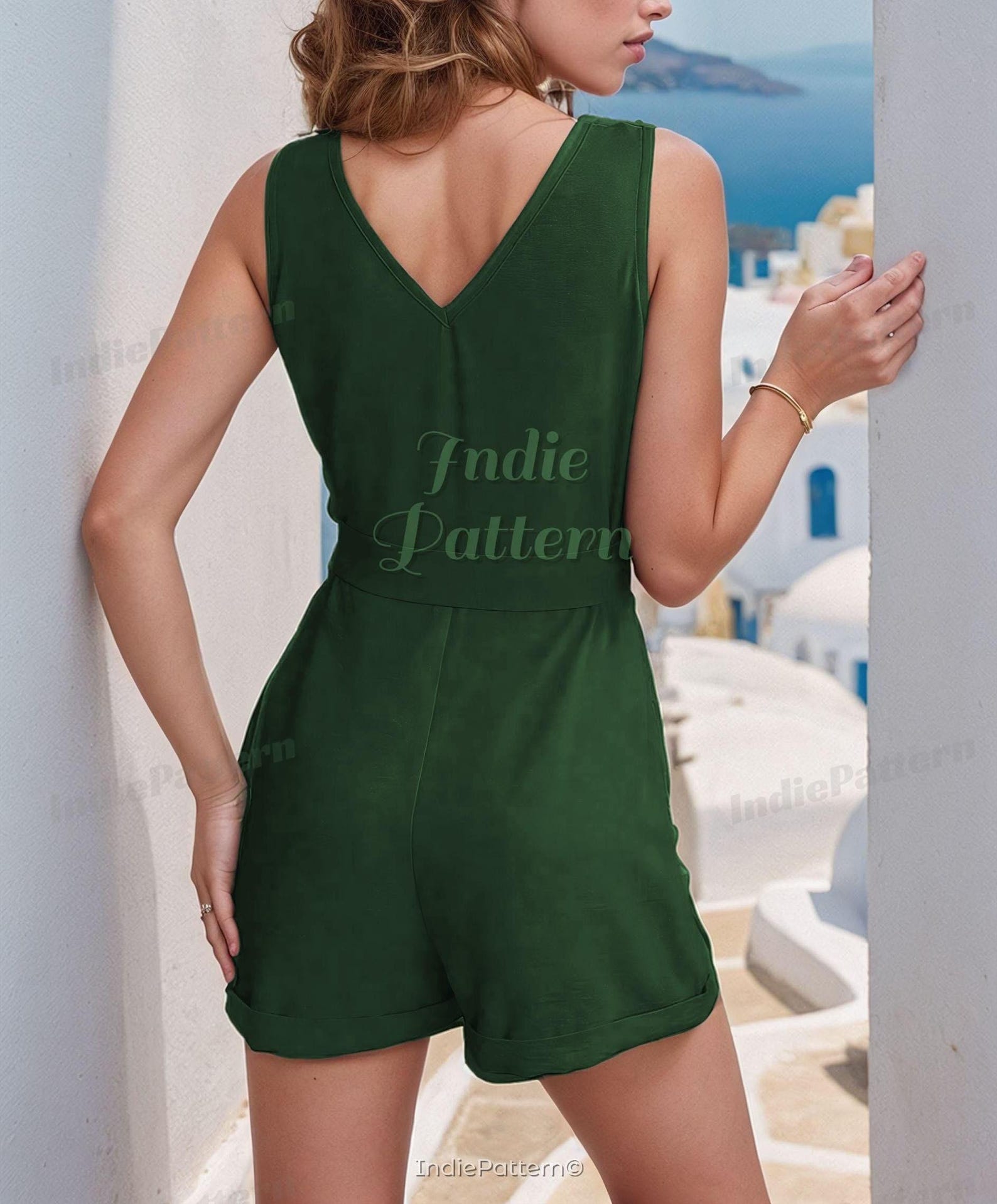 Romper Sewing Pattern for Women | XS-XXXL | Women Pattern | Summer Dress Pattern | Playsuit sewing pattern | Jumpsuit Sewing