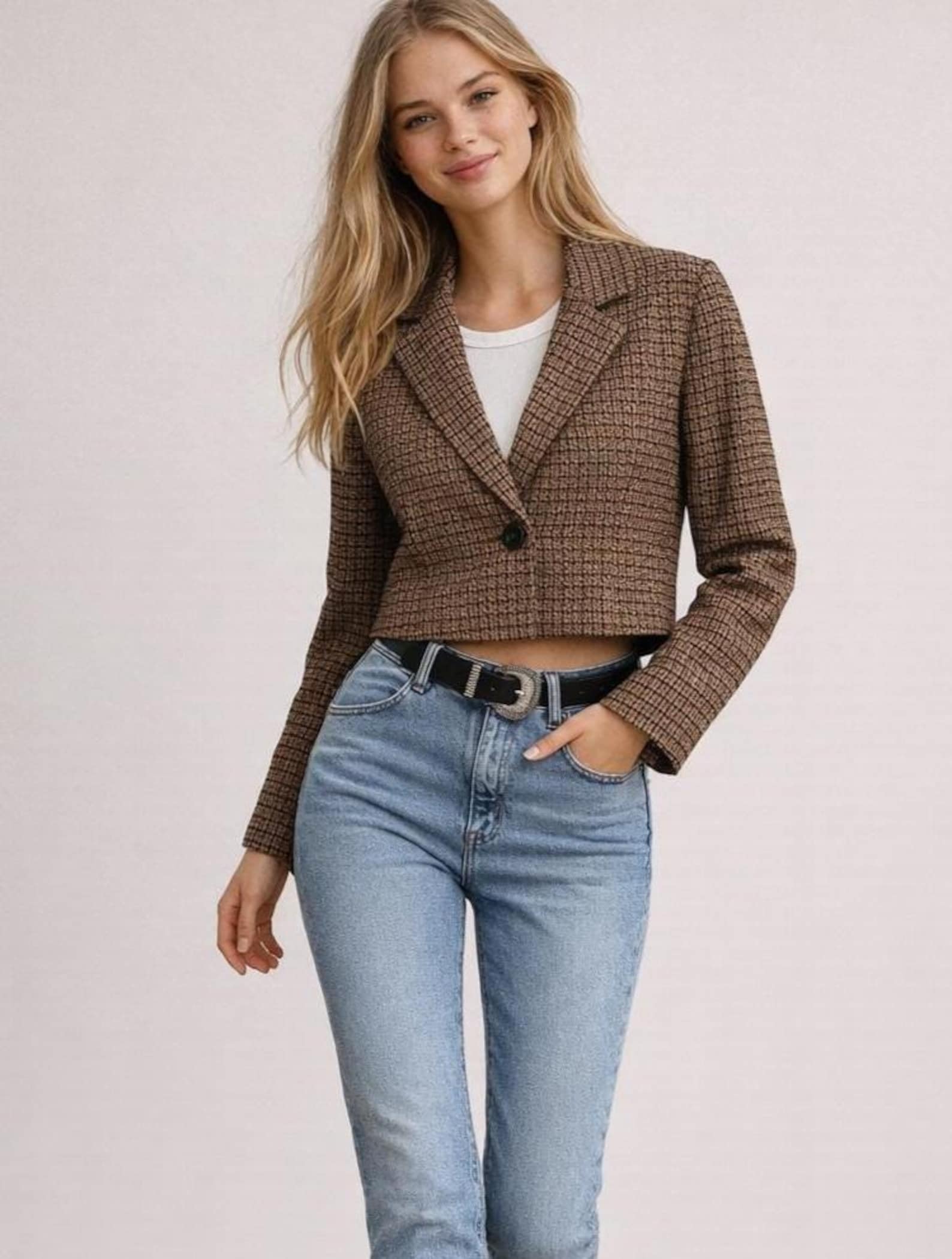 Blazer Sewing Pattern Women | Crop Jacket Sewing Pattern | Womens Blazer Pattern | Suit Jacket Pattern | Women Suit Jacket