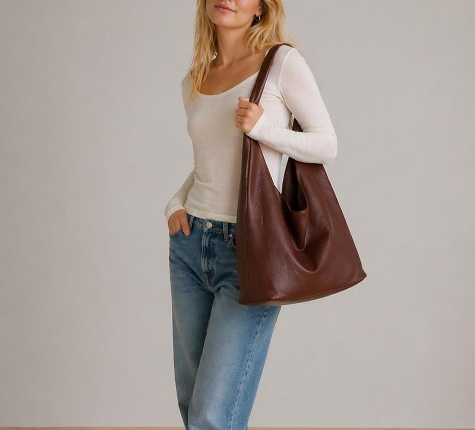 Hobo Bag Sewing Pattern | Shoulder Bag Pattern | Tote Bag Sewing Pattern | Boho Bag | Women Bag Pattern | Beginner Bag