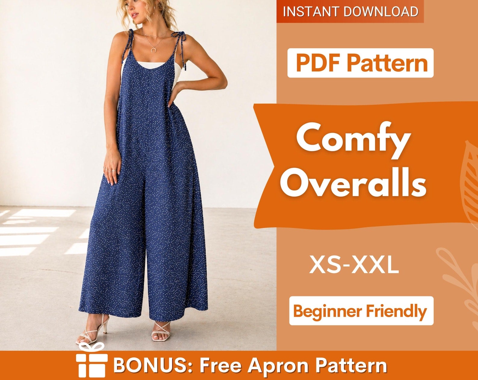Overalls Sewing Pattern | Women Pattern | Overalls pattern | Jumpsuit Pattern | Women Jumpsuits | Sewing Patterns | Overalls