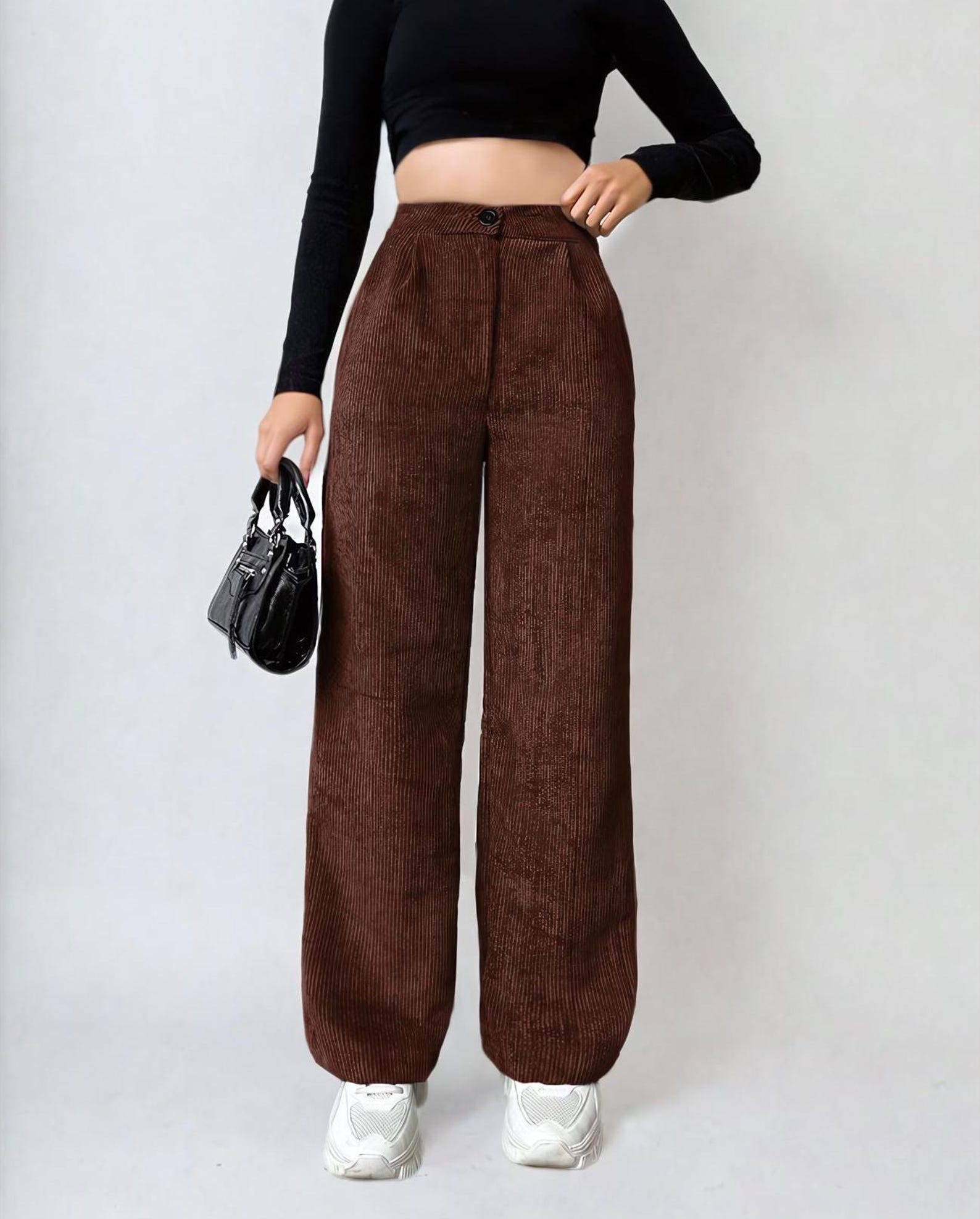 Emma Pants Sewing Pattern | Trousers Pattern | Women Pants | Sewing Pattern Pants | Straight Leg High Waisted Pants Women