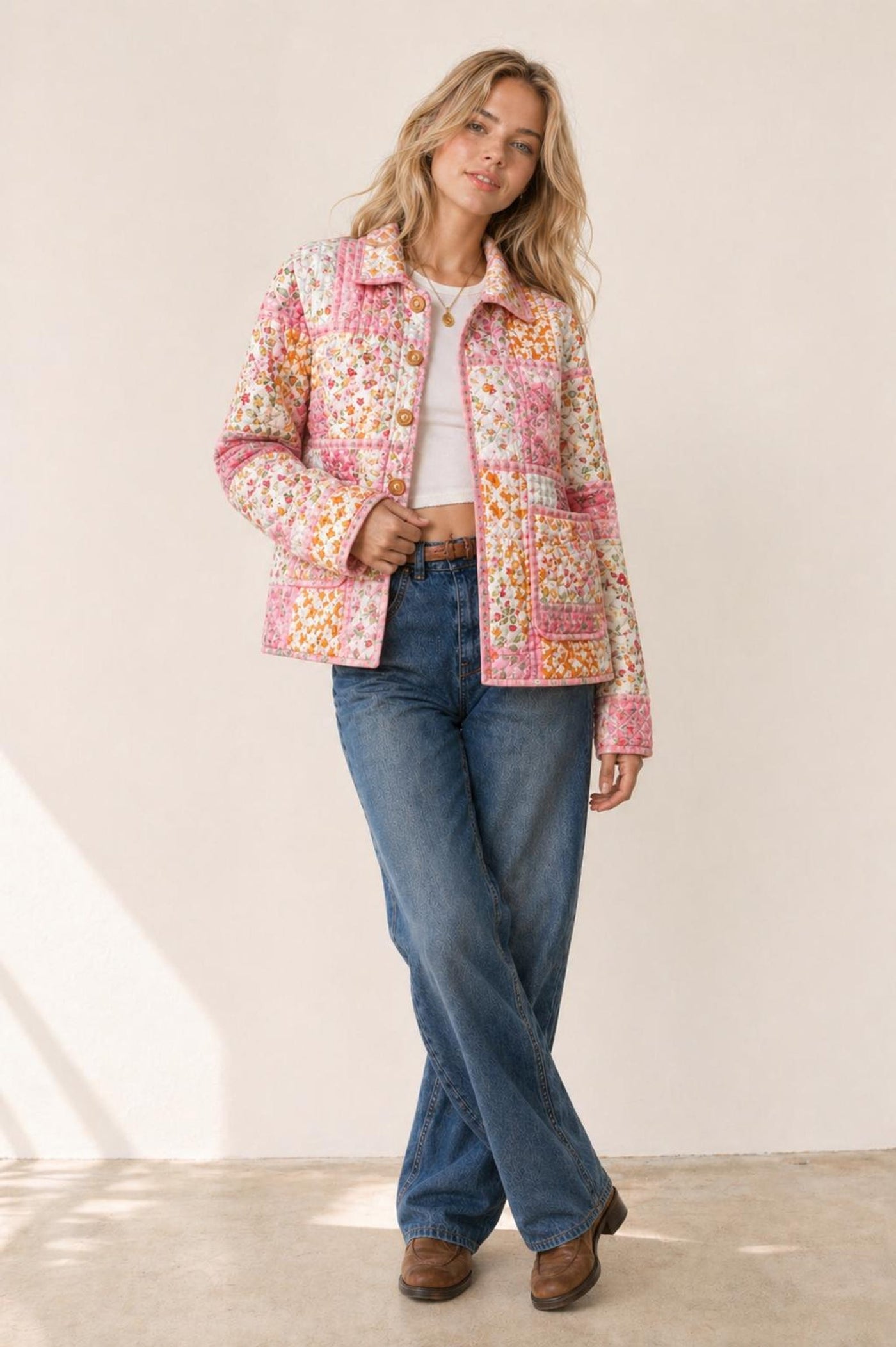Women Jacket Sewing Pattern | Quilted Jacket Pattern | Sewing Patterns | Women Sewing Pattern Patchwork Jacket | Beginner