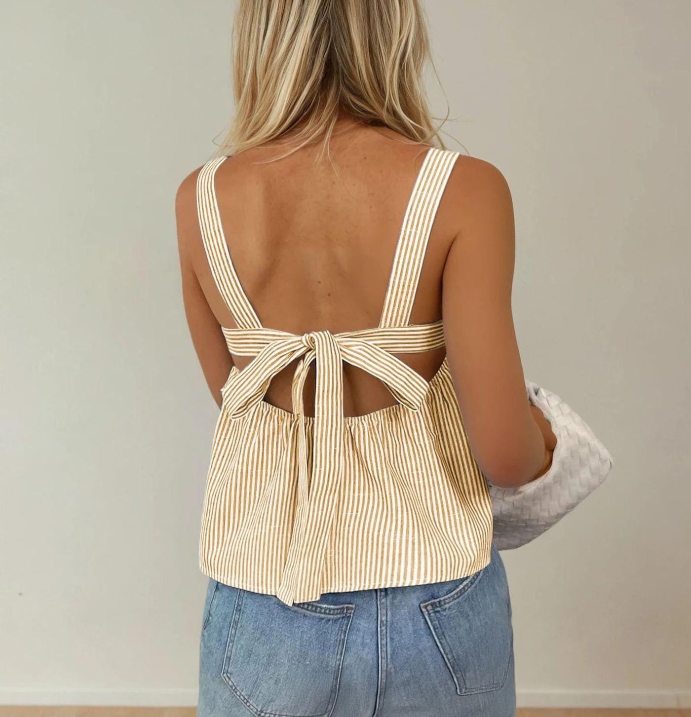Back Tie Top Sewing Pattern, Women Sewing Pattern, Peplum Top Pattern, Sewing Patterns for Women, Summer Top, Tie Top, Blouse