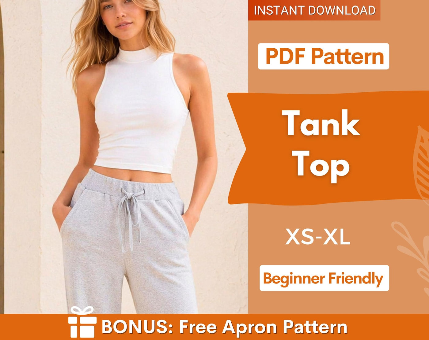 Tank Top Pattern, Crop Top Pattern, Sewing Patterns, Women Patterns, Tank Top Sewing Pattern, Mock Neck Top Pattern, Crop
