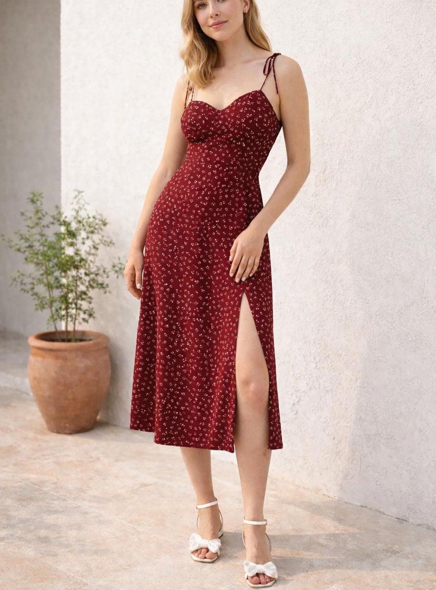 Slit Dress Pattern | Dress Pattern | Women Pattern | Strappy Dress | Prom Dress | Elegant Dress | Summer Dress Pattern |